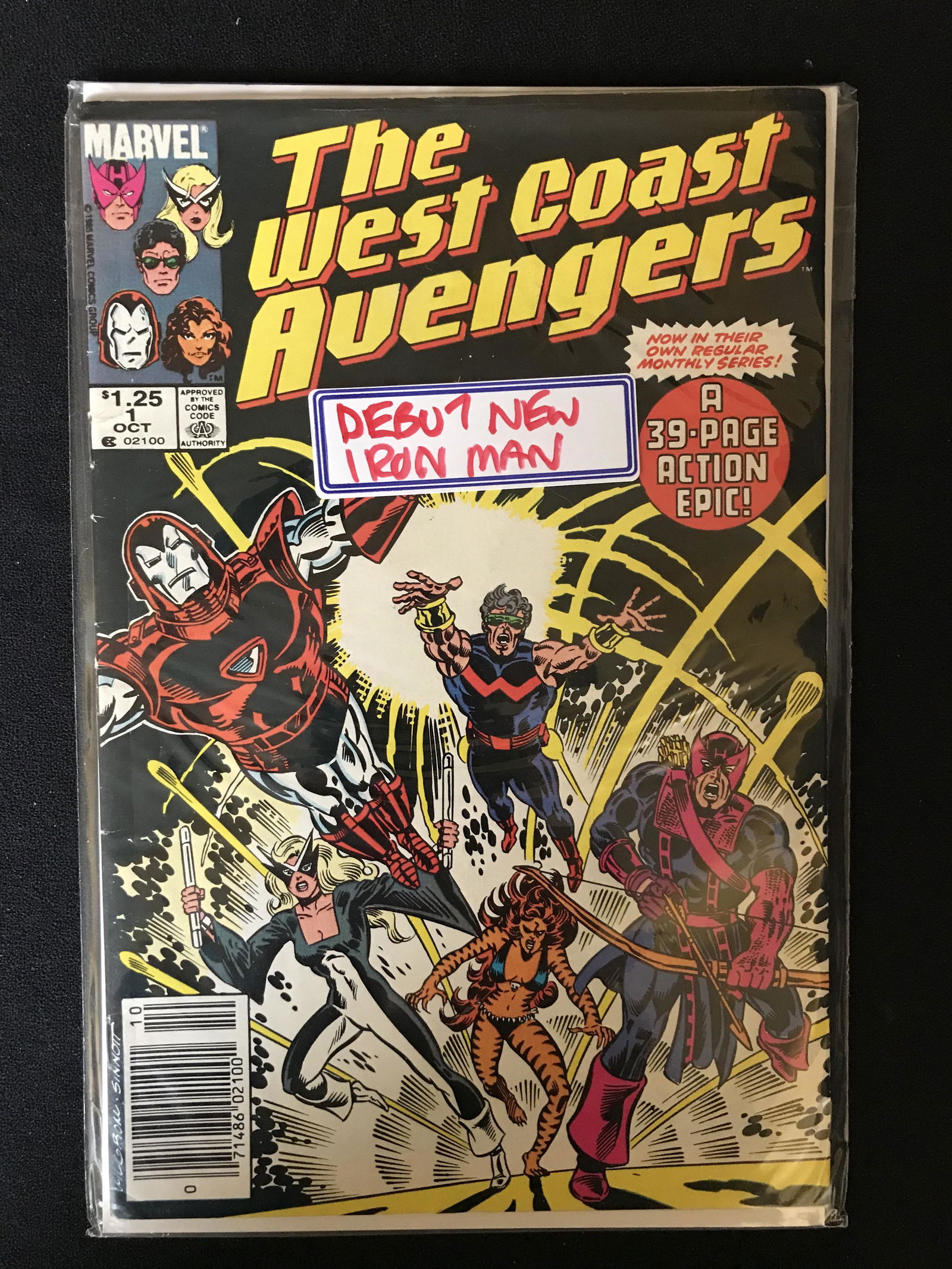 THE WEST COAST AVENGERS NO.1 (MARVEL COMICS) (1 of 1)