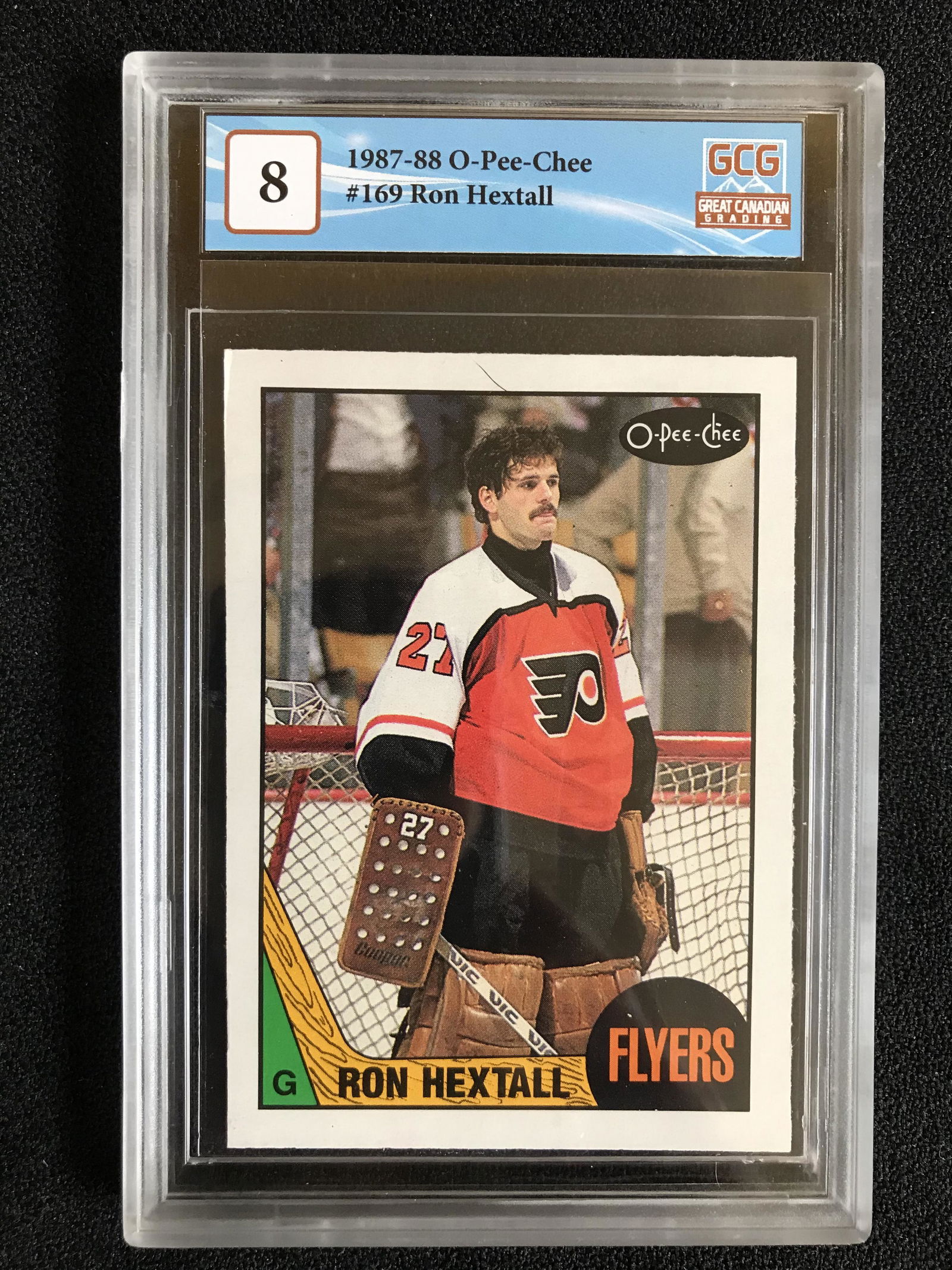 1987-88 O-PEE-CHEE NO.169 RON HEXTALL (GCG 8) (1 of 2)