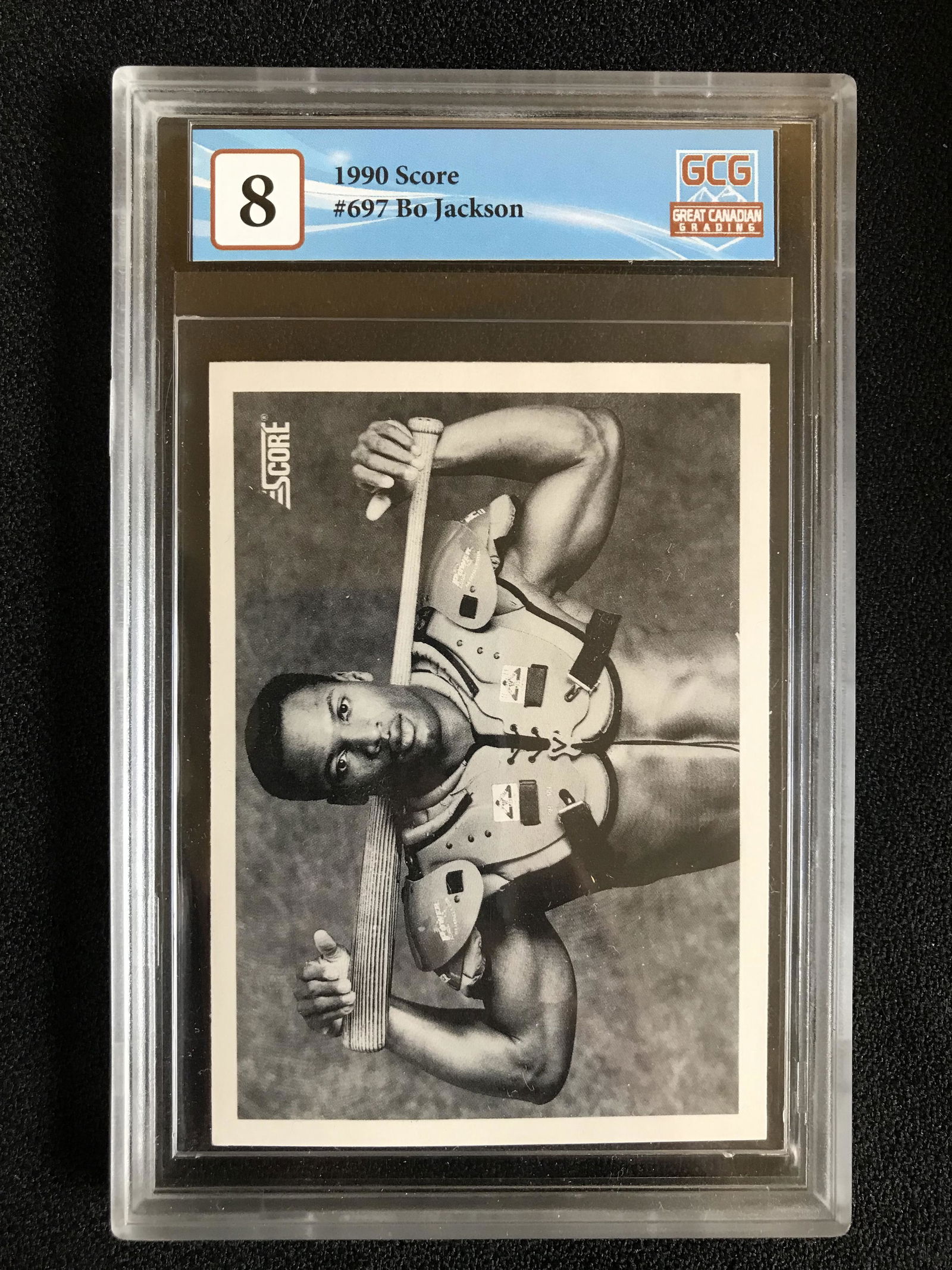 1990 SCORE NO.697 BO JACKSON (GCG 8) (1 of 2)