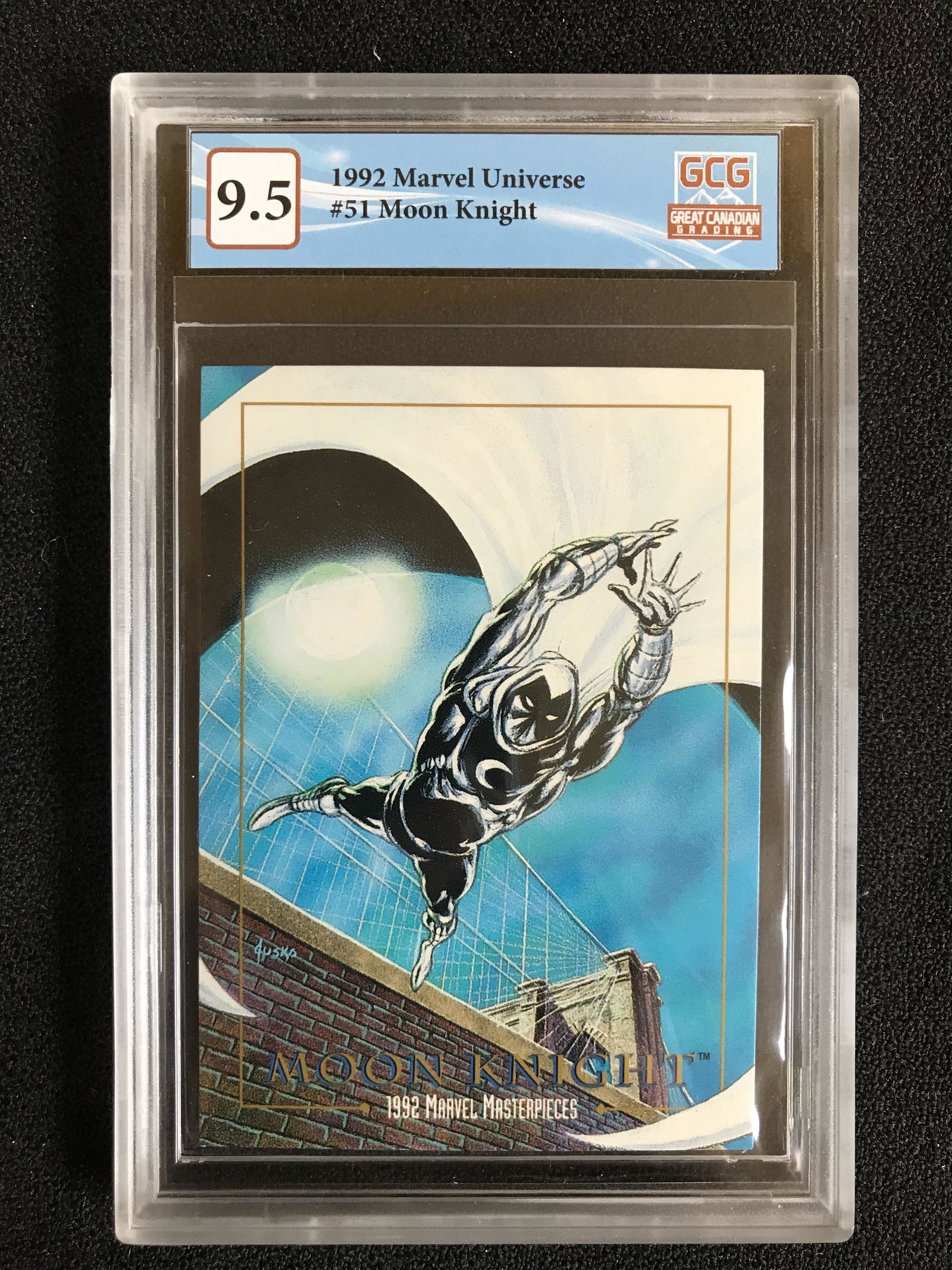 1992 MARVEL UNIVERSE NO.51 MOON KNIGHT (GCG 9.5) (1 of 2)