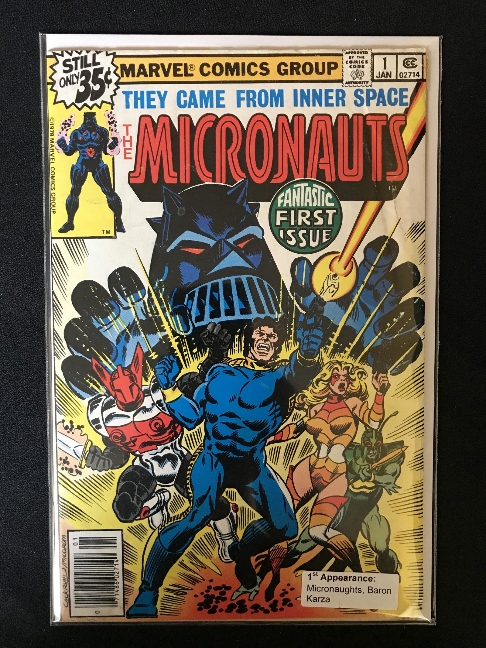 THE MICRONAUTS NO.1 (MARVEL COMICS) (1 of 1)