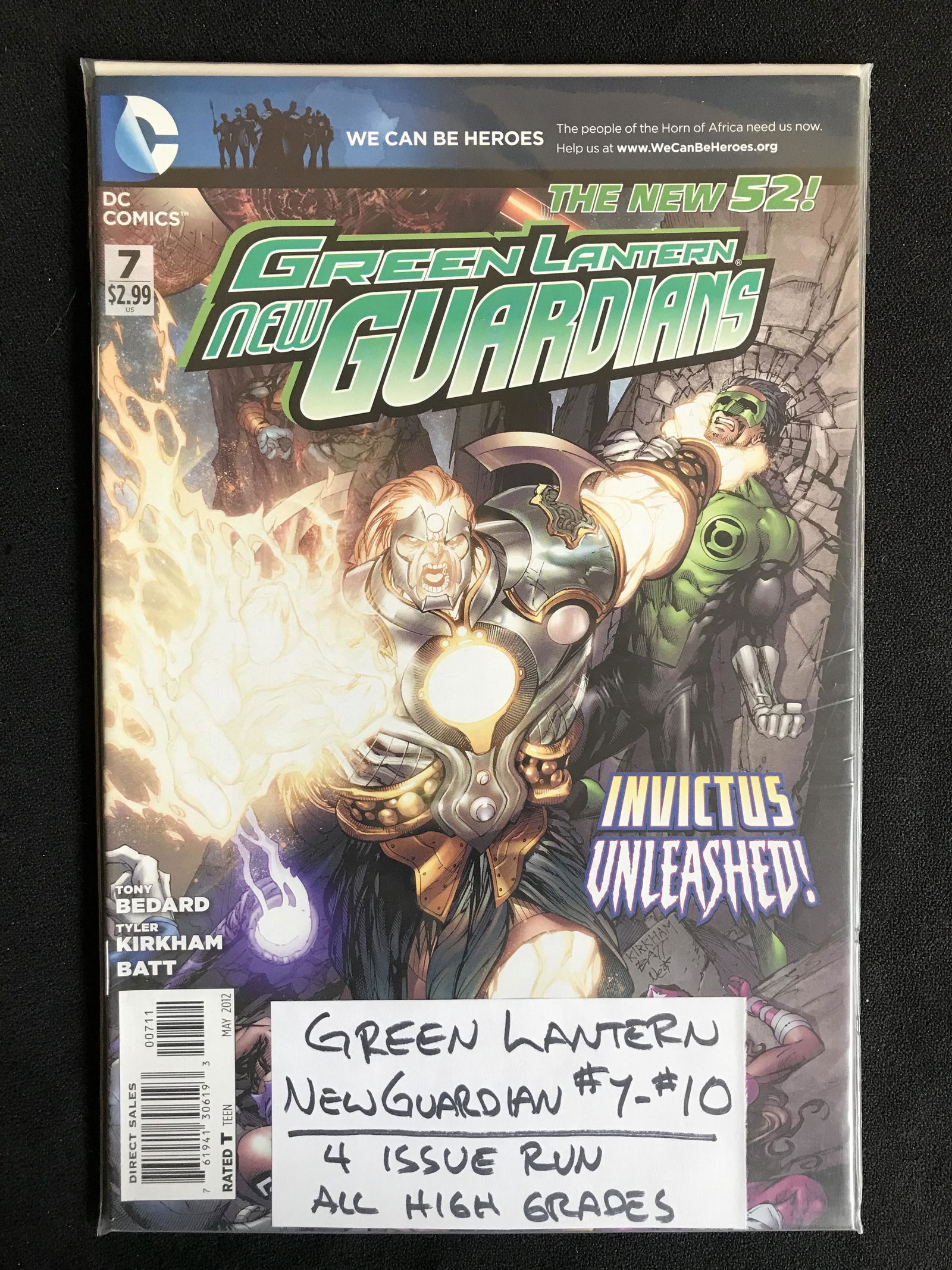 GREEN LANTERN NEW GUARDIANS NO.7-10 (DC COMICS) (1 of 1)