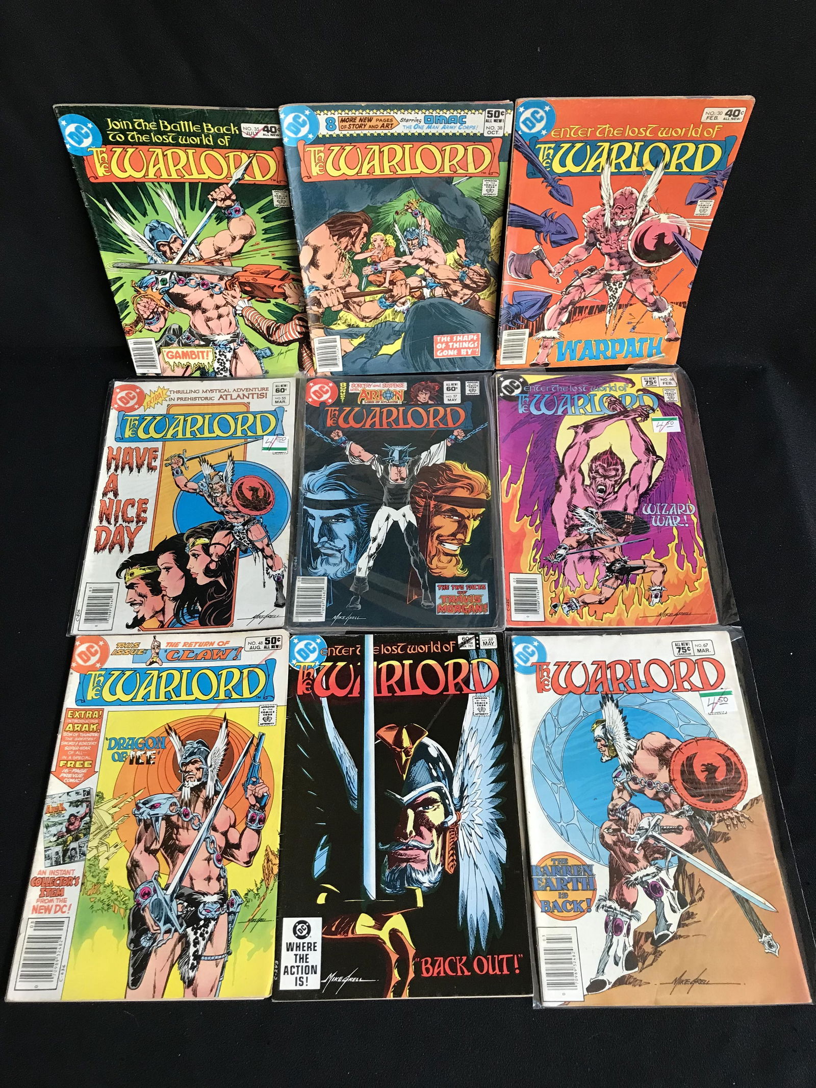 THE WARLORD COMIC BOOK LOT (DC COMICS) (1 of 1)