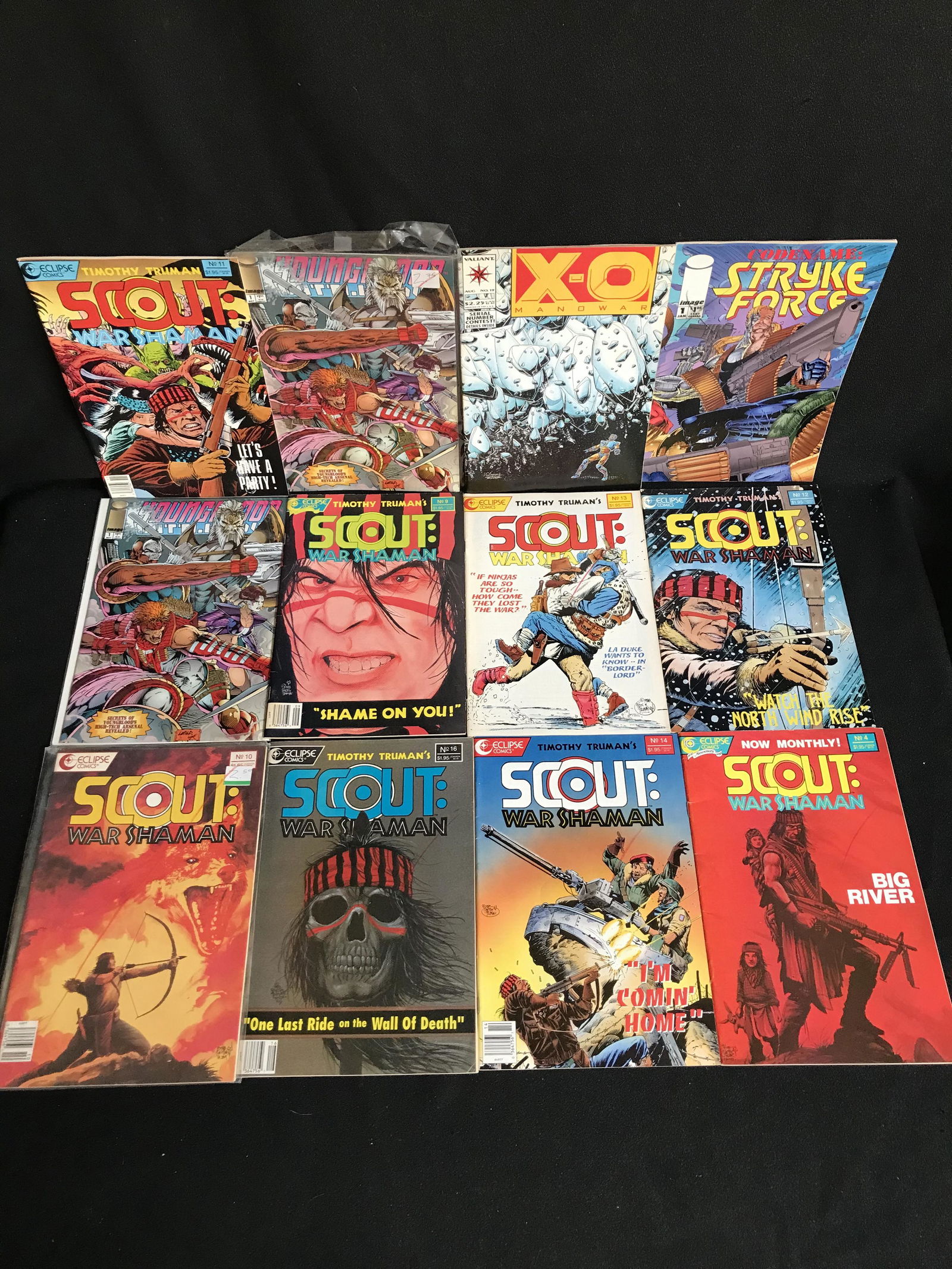 SCOUT: WAR SHAMAN COMIC BOOK LOT (ECLIPSE COMICS) (1 of 1)