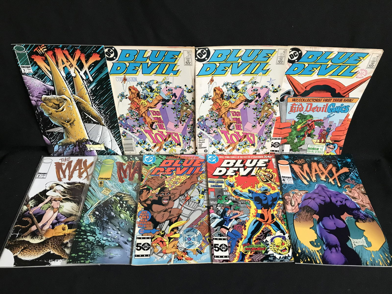 THE MAXX/ BLUE DEVIL COMIC BOOK LOT (1 of 1)
