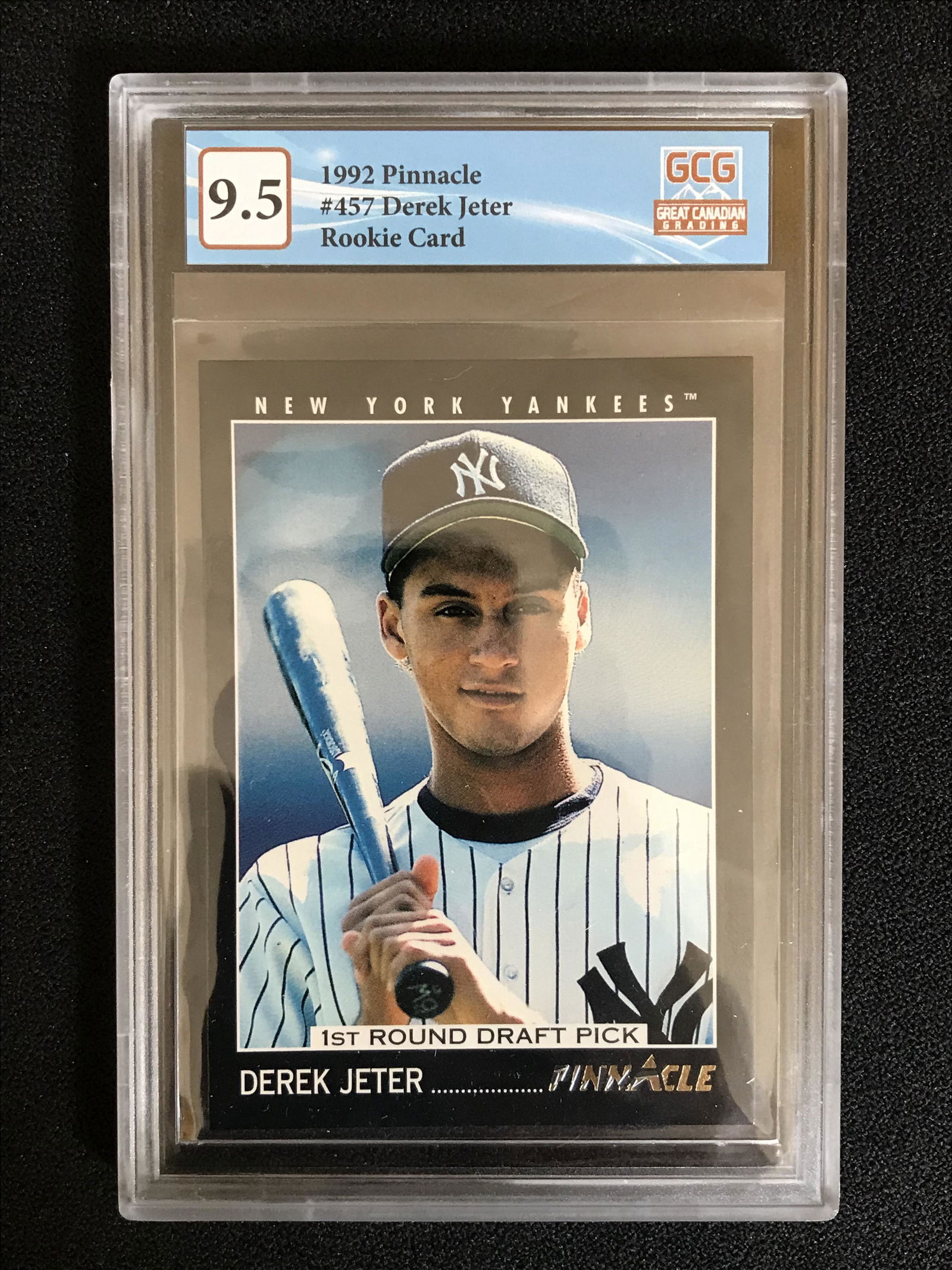 1992 PINNACLE NO.457 DEREK JETER RC (GCG 9.5) (1 of 2)