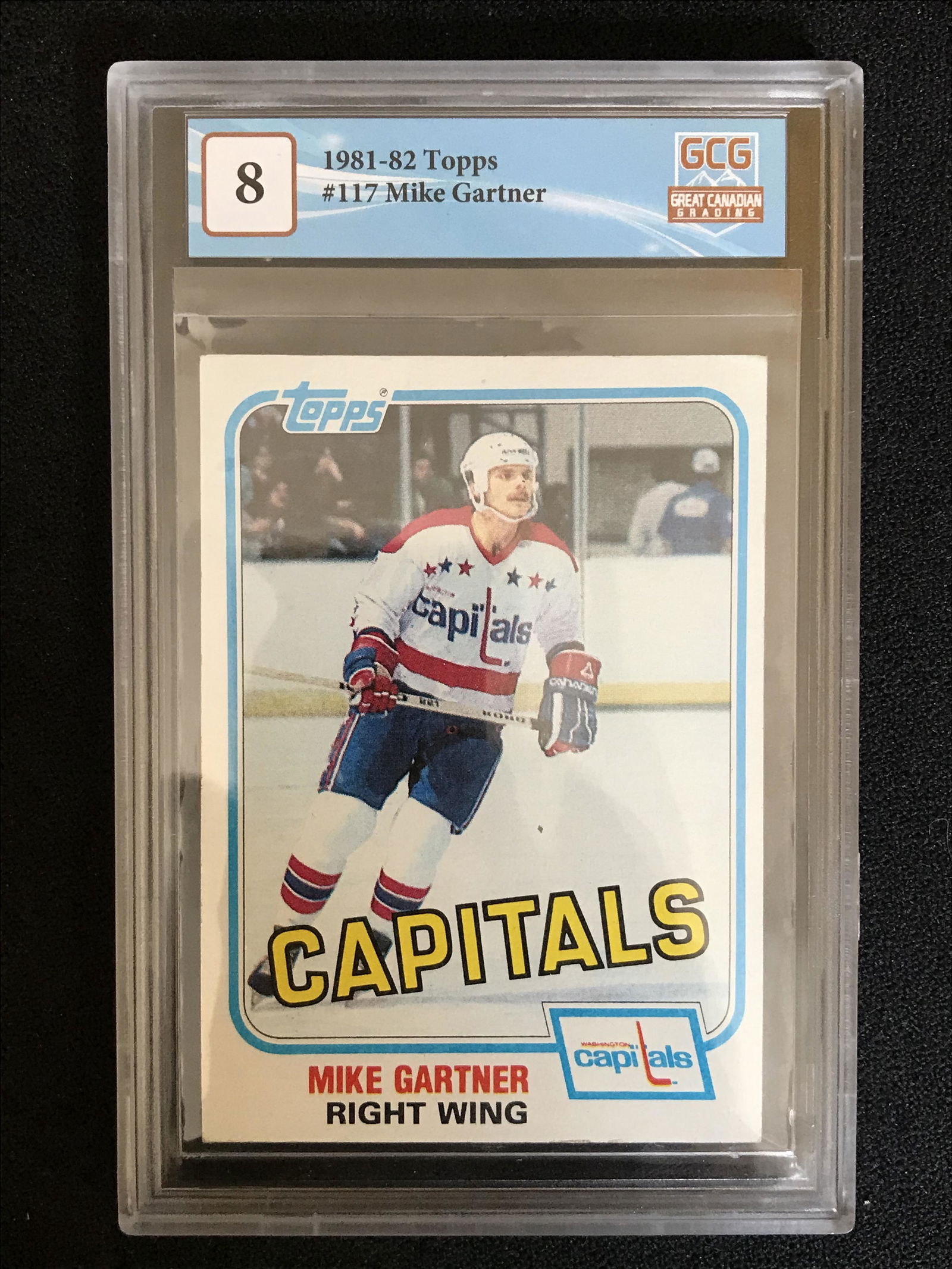 1981-82 TOPPS NO.117 MIKE GARTNER (GCG 8) (1 of 2)