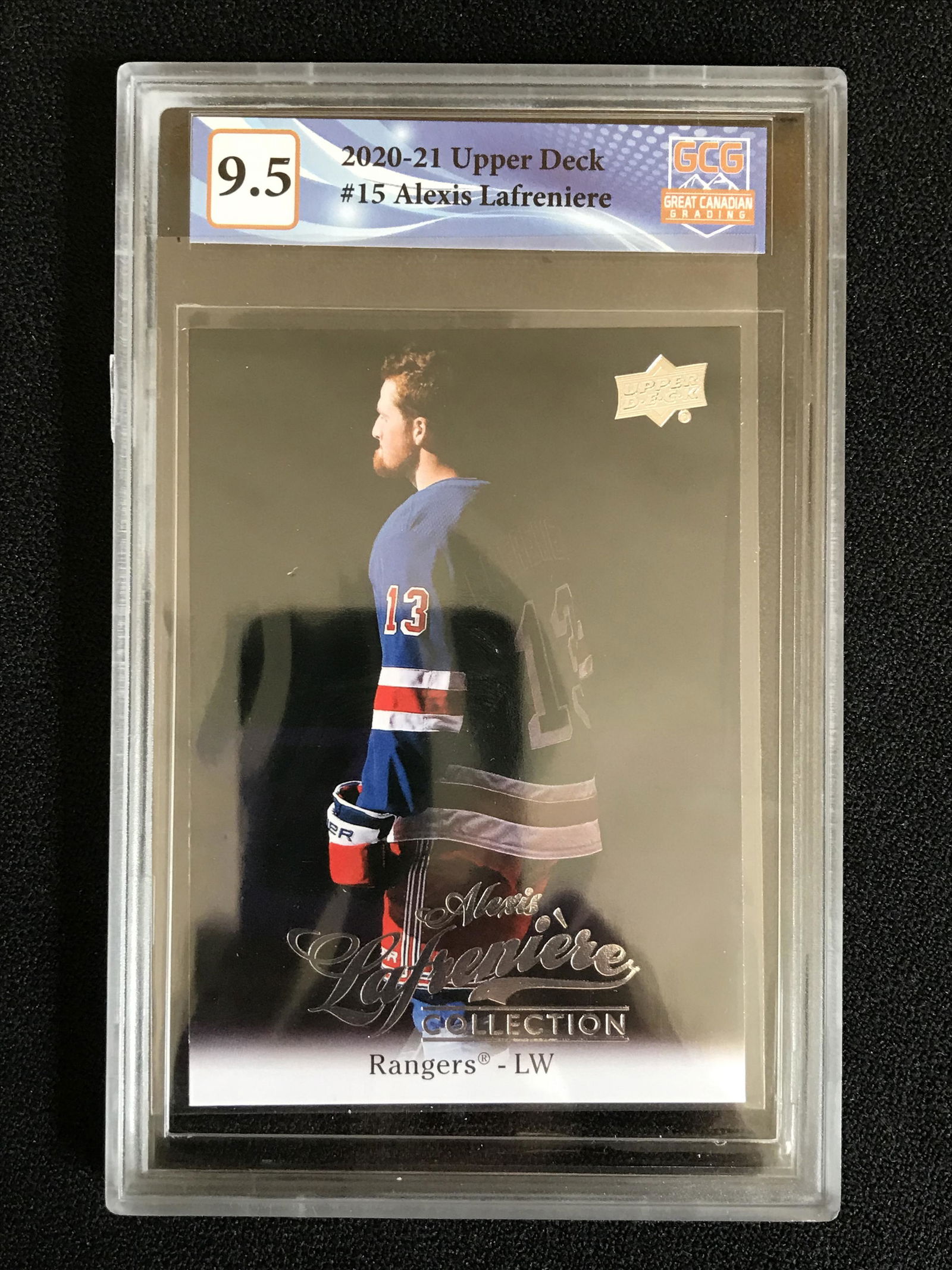 2020-21 UPPER DECK NO.15 ALEXIS LAFRENIERE (GCG 9.5) (1 of 1)