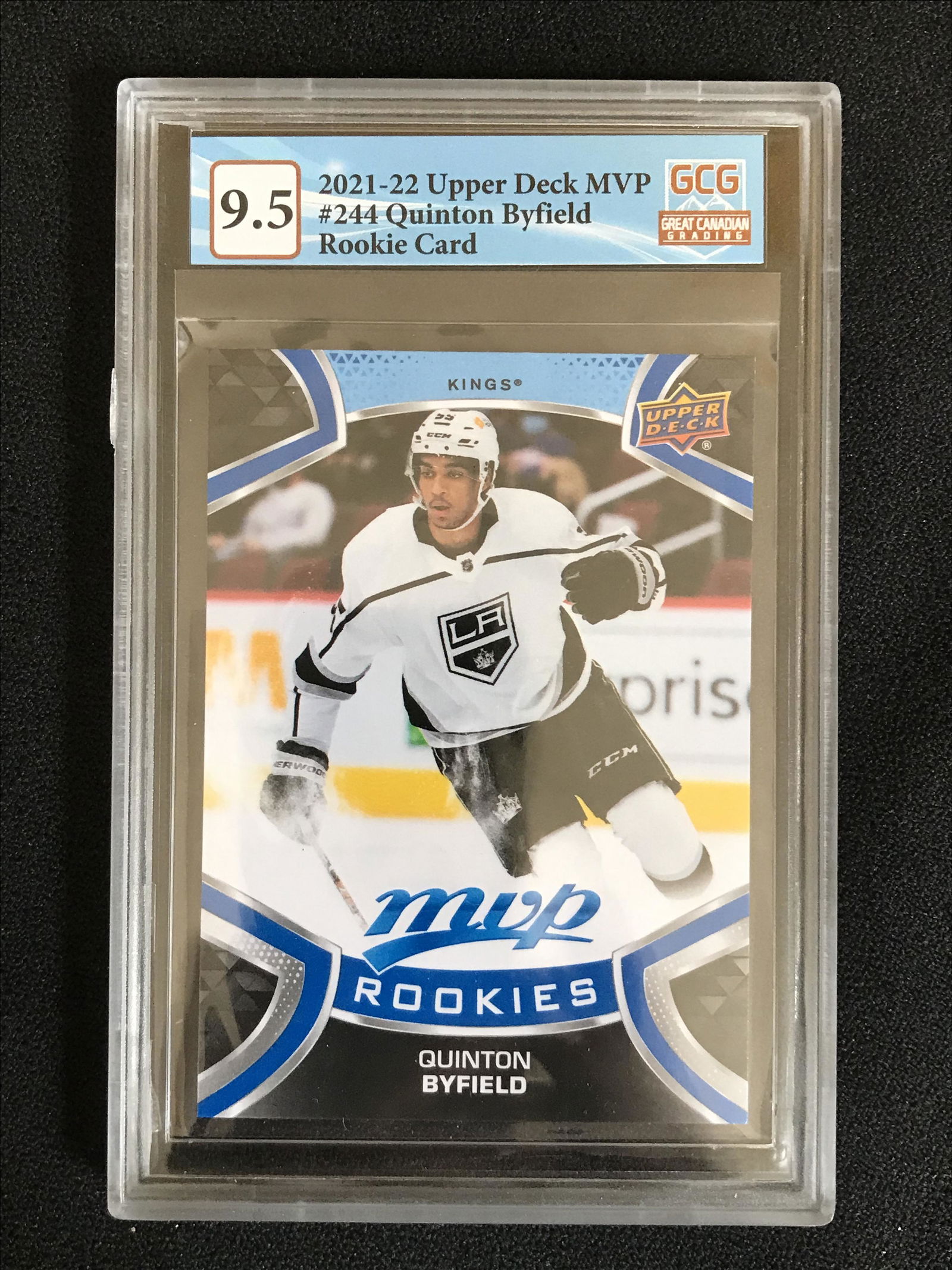2021-22 UPPER DECK MVP NO.244 QUINTON BYFIELD RC (GCG 9.5) (1 of 2)
