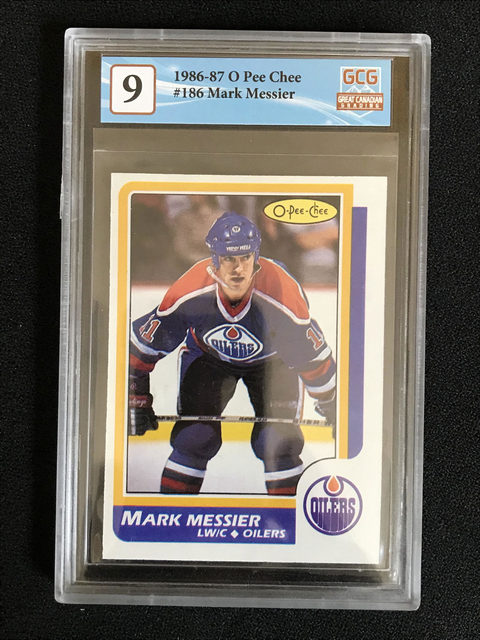 1986-87 O-PEE-CHEE NO.186 MARK MESSIER (GCG 9) (1 of 2)