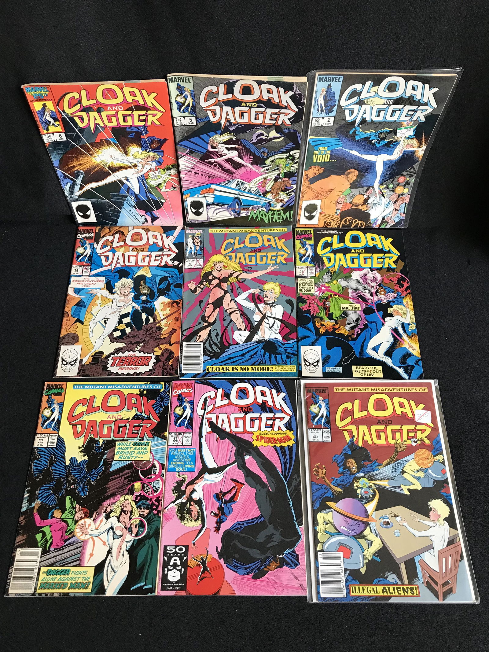 CLOAK AND DAGGER COMIC BOOK LOT (MARVEL COMICS) (1 of 1)