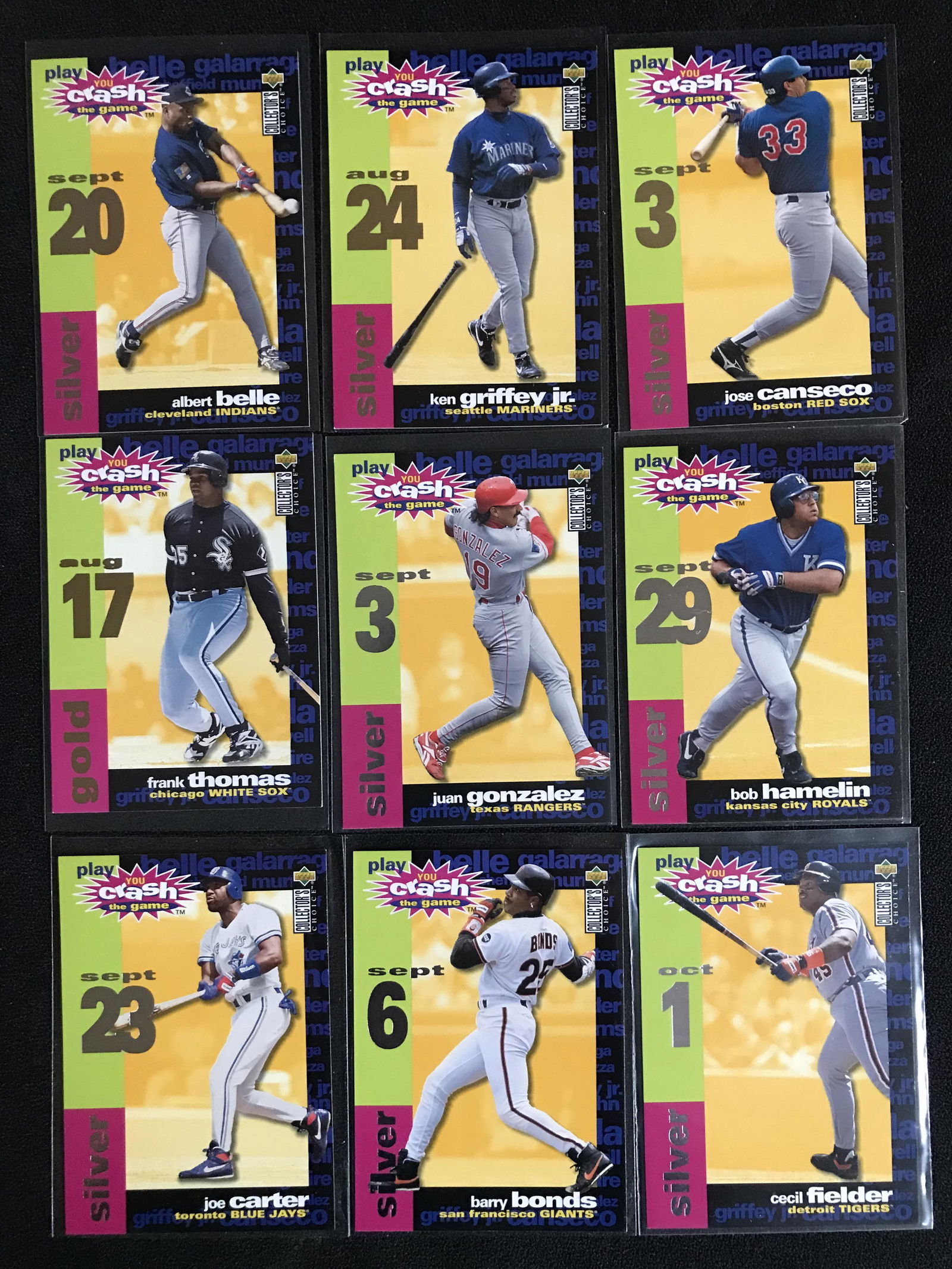 1995 Upper Deck You Crash The Game Baseball Card Lot (1 of 1)