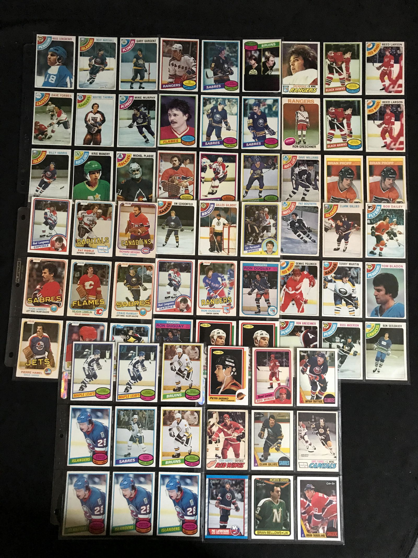 1980'S ASSORTED NHL TRADING CARD LOT (1 of 1)