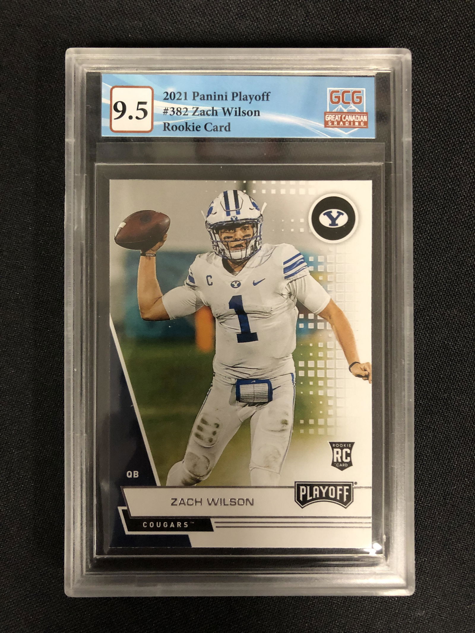 2021 PANINI PLAYOFF NO. 382 ZACH WILSON RC (GCG 9.5) (1 of 2)