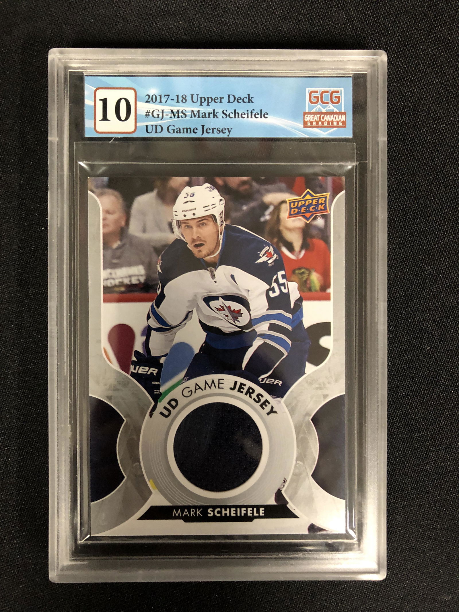 2017-18 UPPER DECK NO.GJ-MS MARK SCHEIFELE UD GAME JERSEY (GCG 10) (1 of 2)