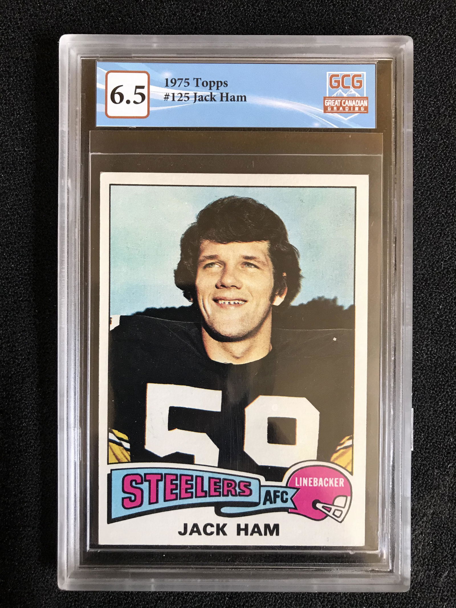 1975 TOPPS NO.125 JACK HAM (GCG 6.5) (1 of 2)