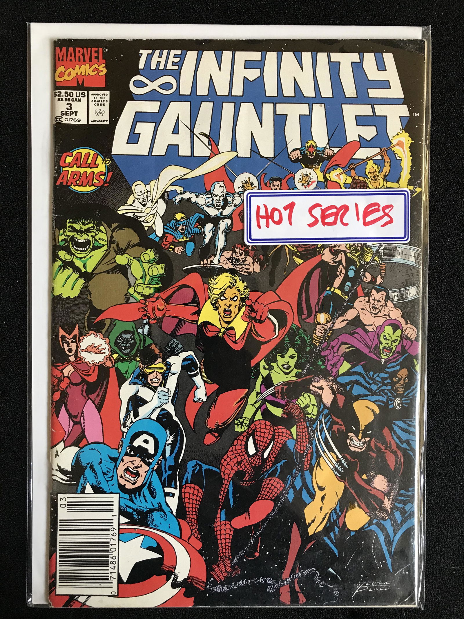 THE INFINITY GAUNTLET NO.3 (MARVEL COMICS) (1 of 1)