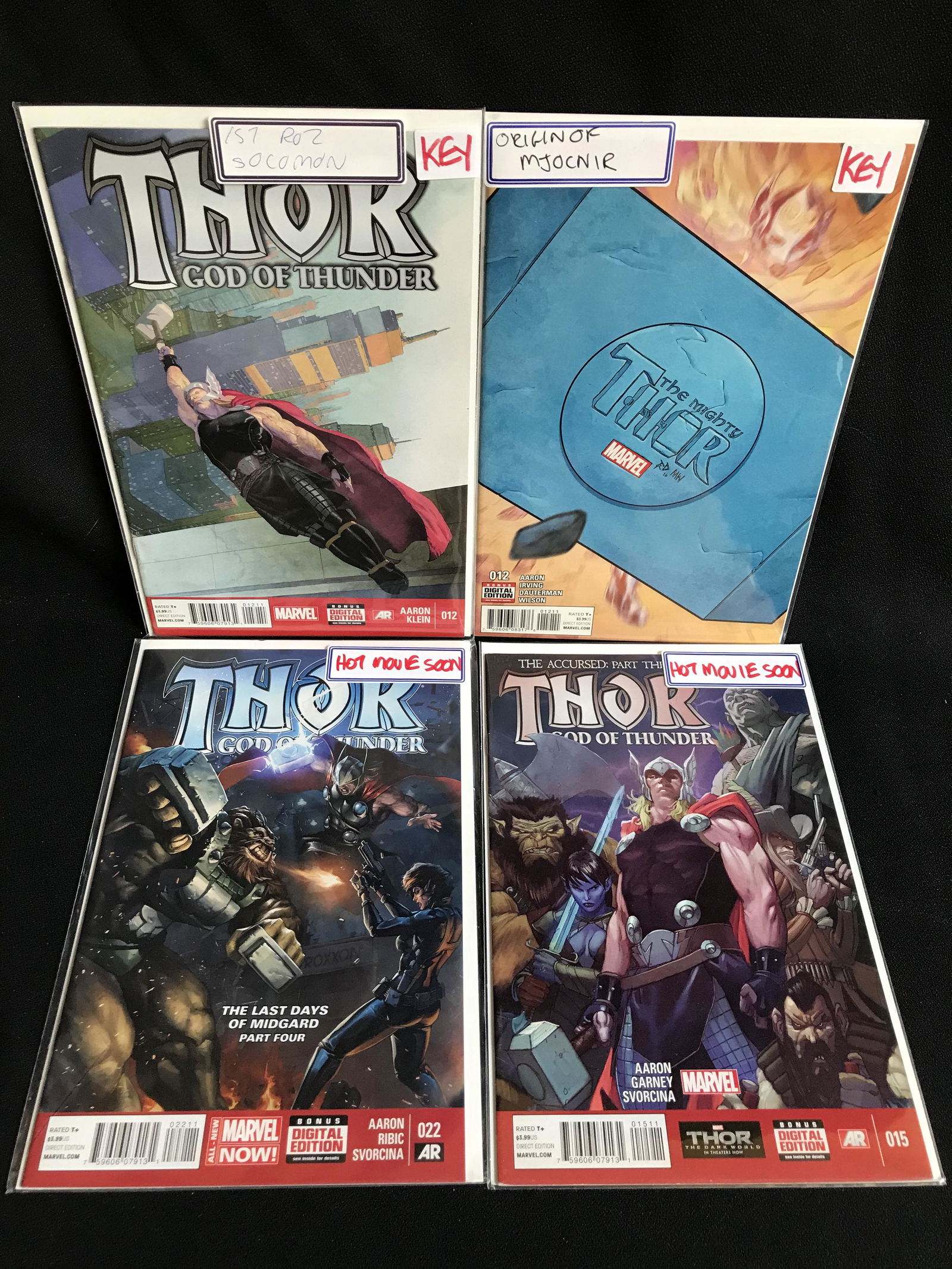 THOR God of Thunder COMIC BOOK LOT (MARVEL COMICS) (1 of 1)