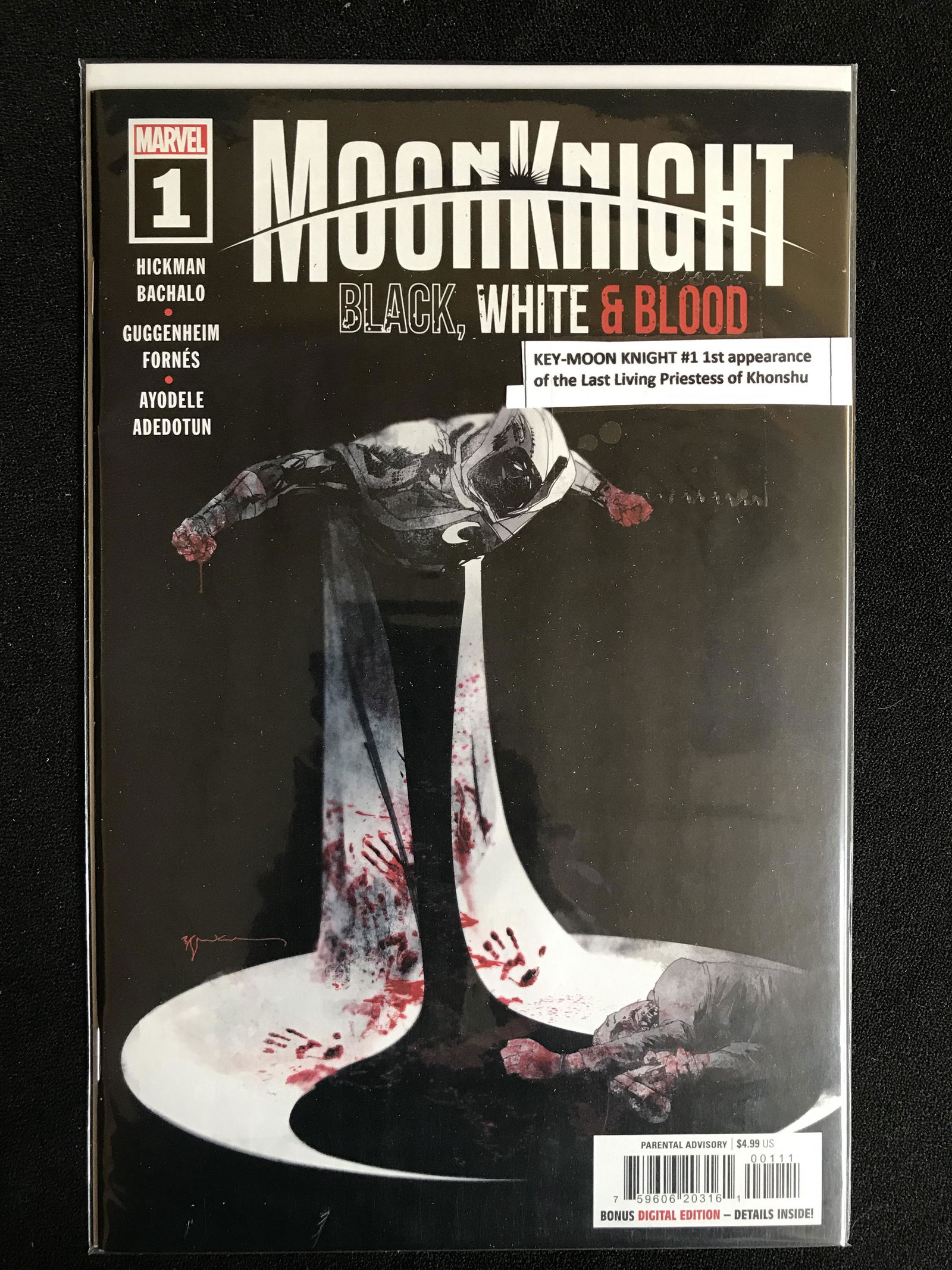MOON KNIGHT Black, White & Blood NO.1 (MARVEL COMICS) (1 of 1)