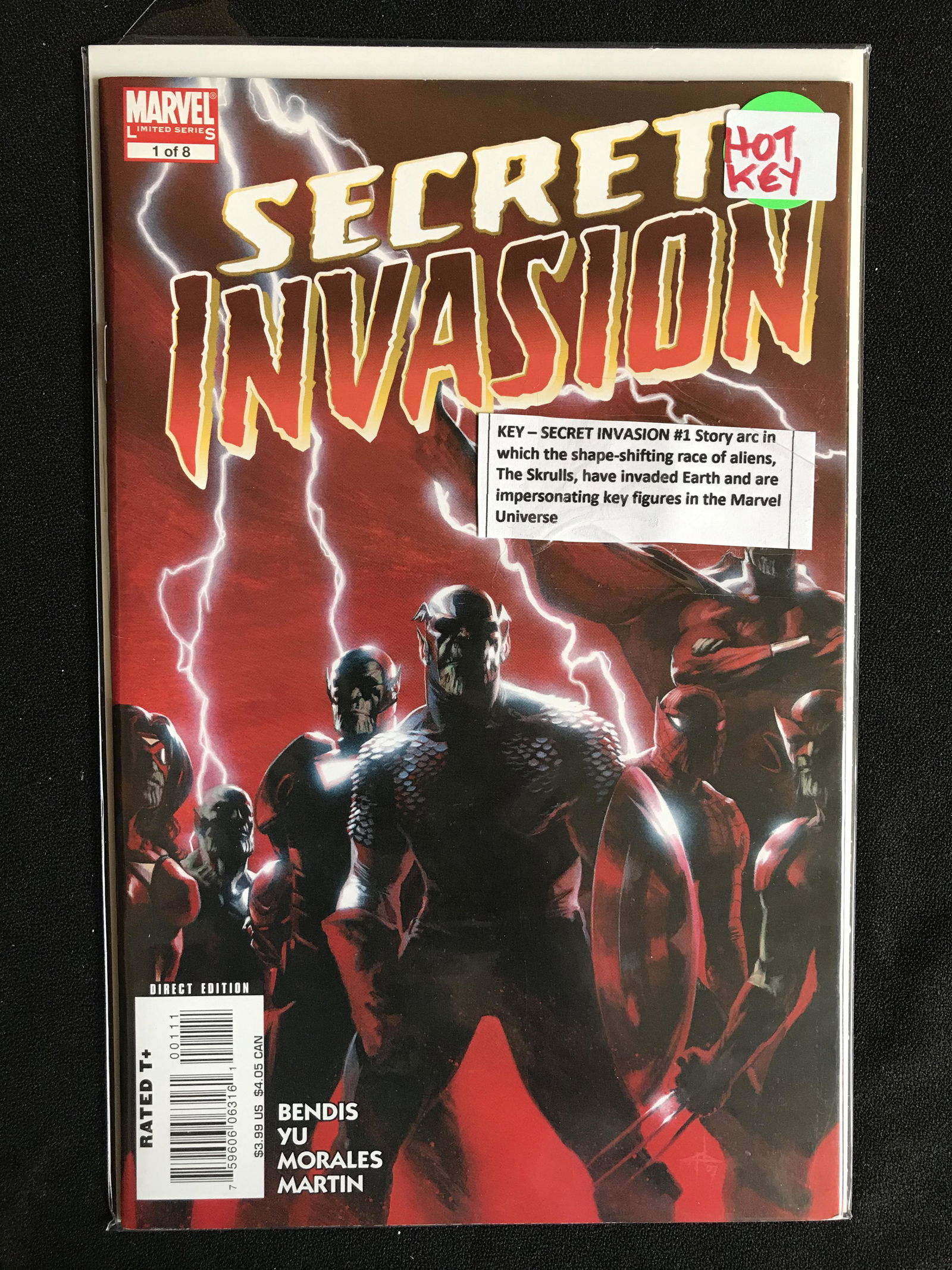 SECRET INVASION NO.1 of 8 (MARVEL COMICS) (1 of 1)