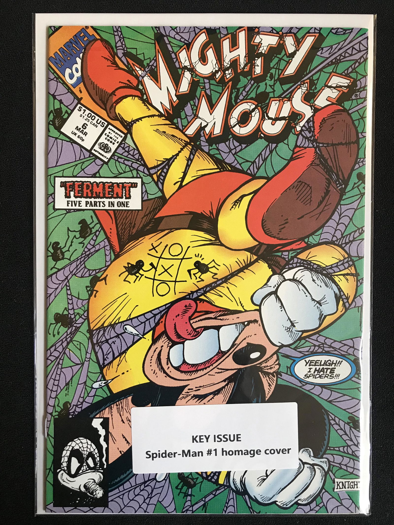 MIGHTY MOUSE NO.6 (MARVEL COMICS) (1 of 1)