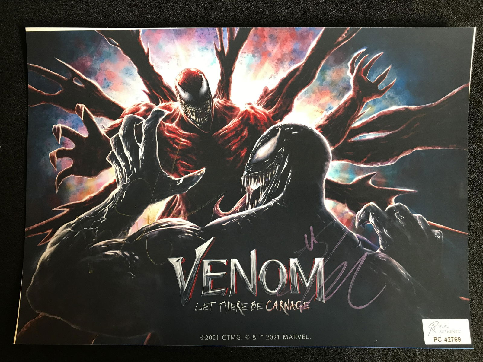Woody Harrelson Signed 8X10 Venom Photo (RA COA) (1 of 2)