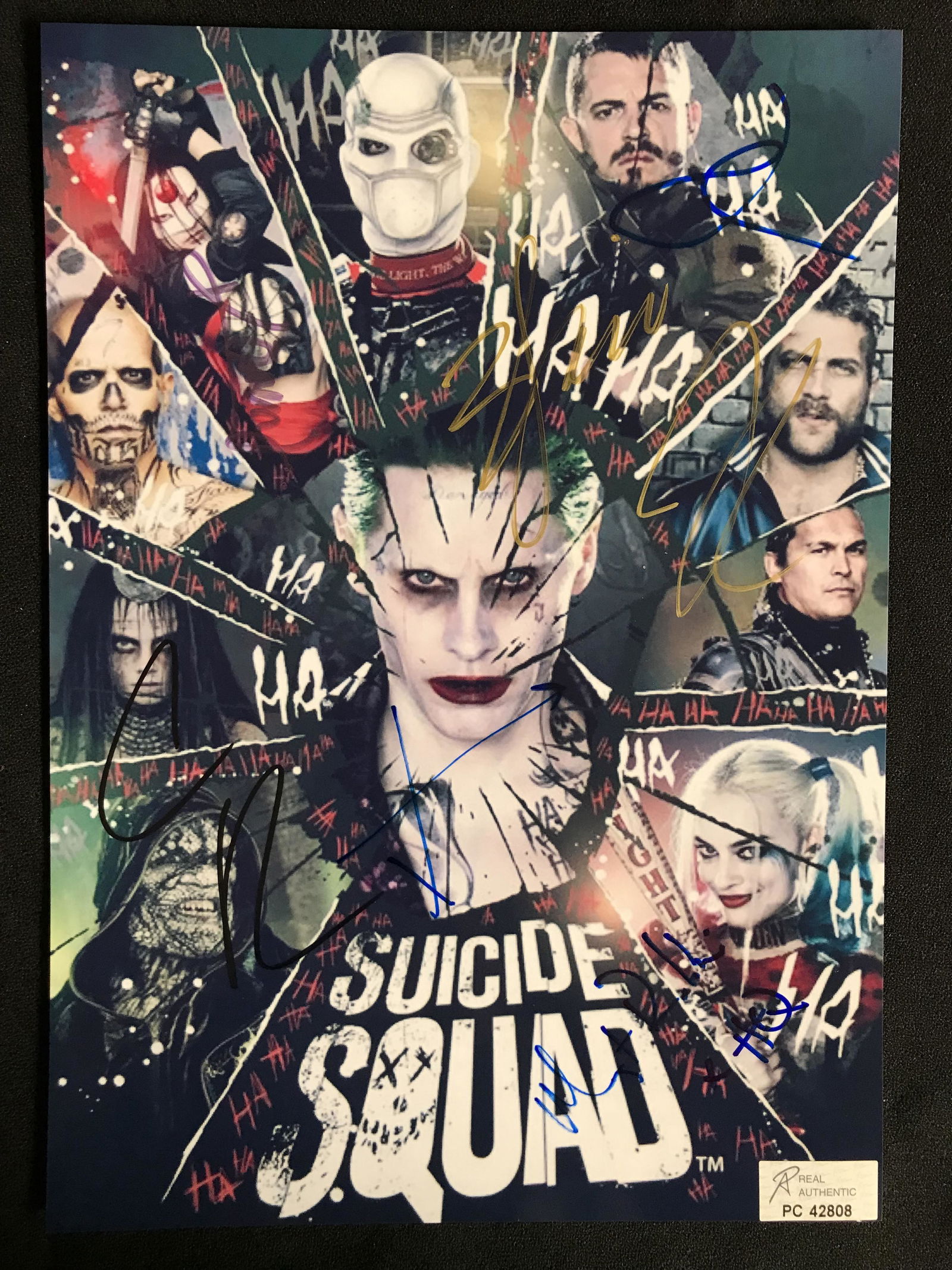 SUICIDE SQUAD CAST SIGNED 8X10 PHOTO (RA COA) (1 of 2)