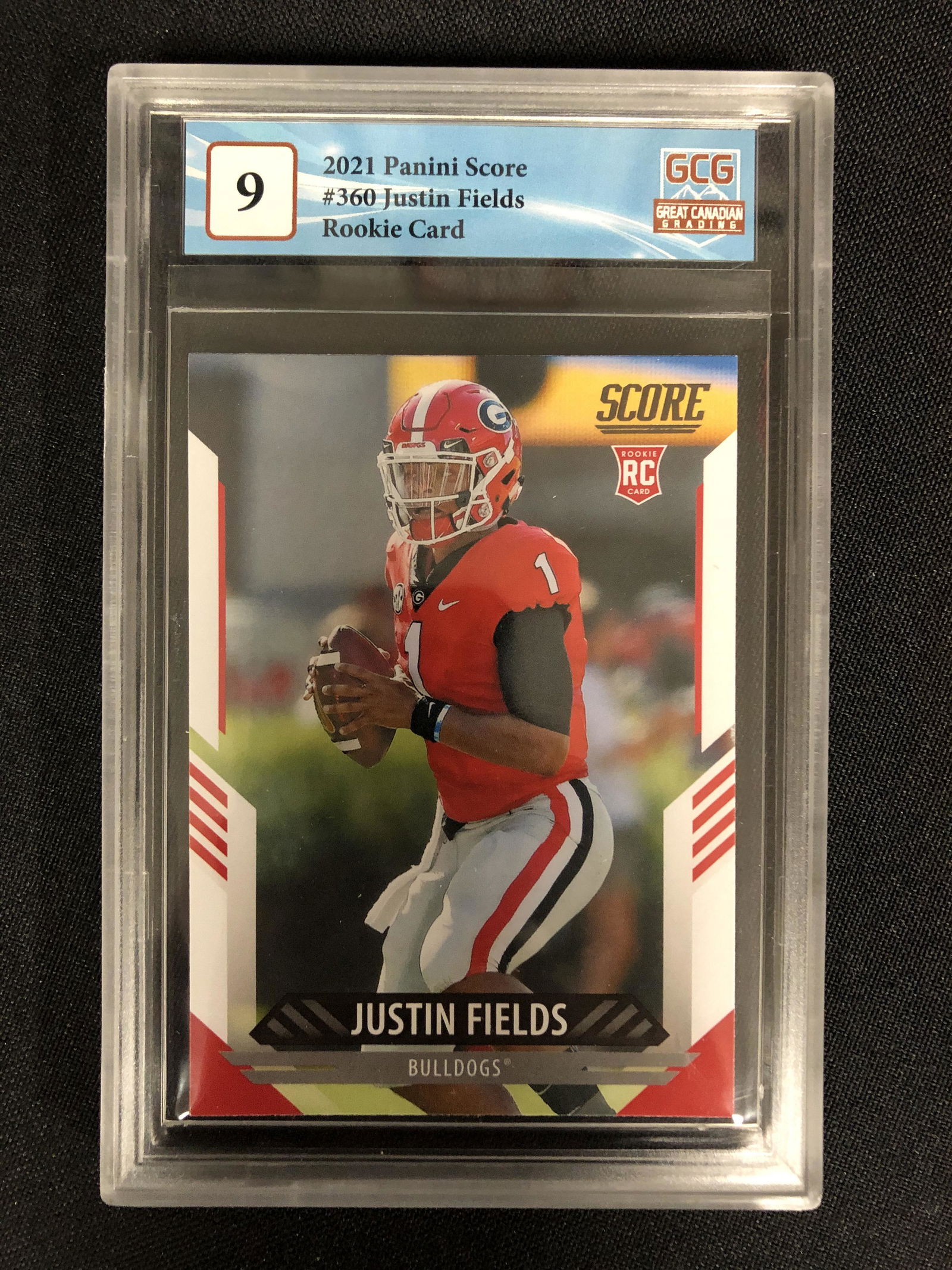 2021 PANINI SCORE JUSTIN FIELDS RC (GCG 9) (1 of 2)