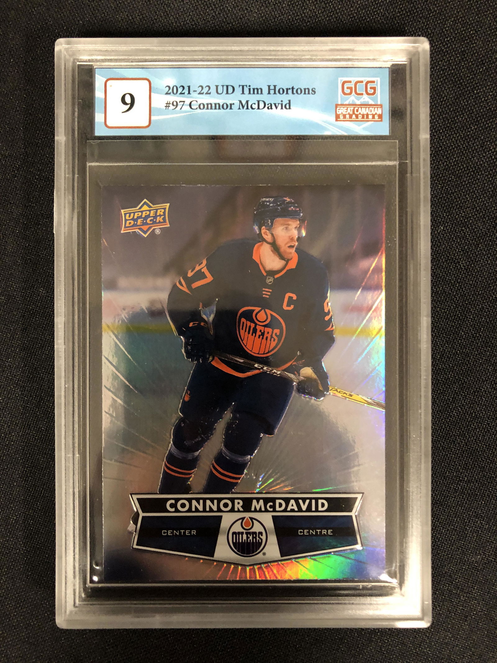 2021-22 UD TIM HORTONS CONNOR MCDAVID (GCG 9) (1 of 2)