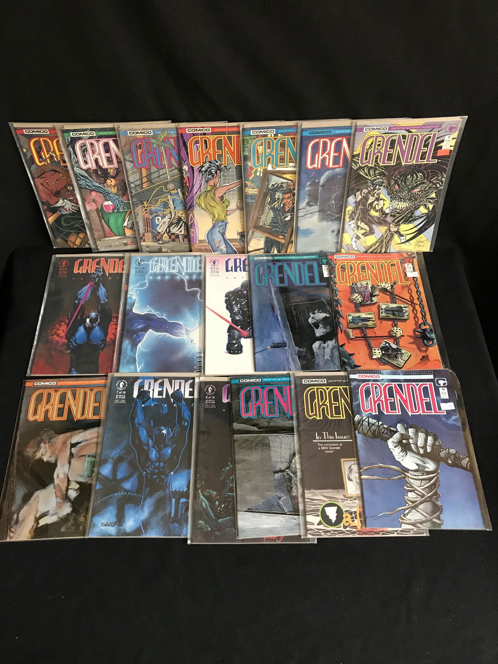 ASSORTED GRENDEL COMIC BOOK LOT (1 of 1)