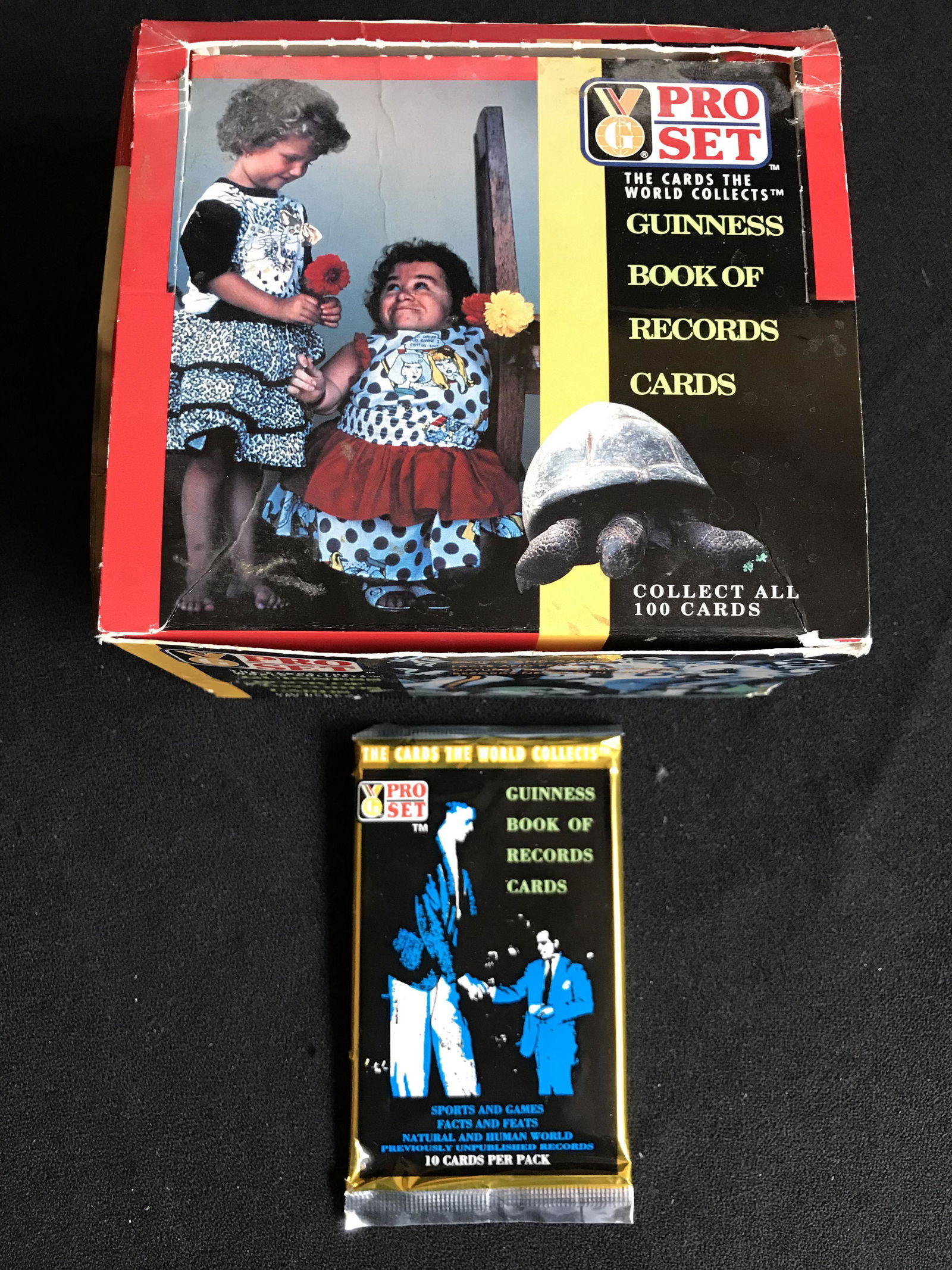 GUINESS BOOK OF WORLD RECORDS TRADING CARD LOT (1 of 1)