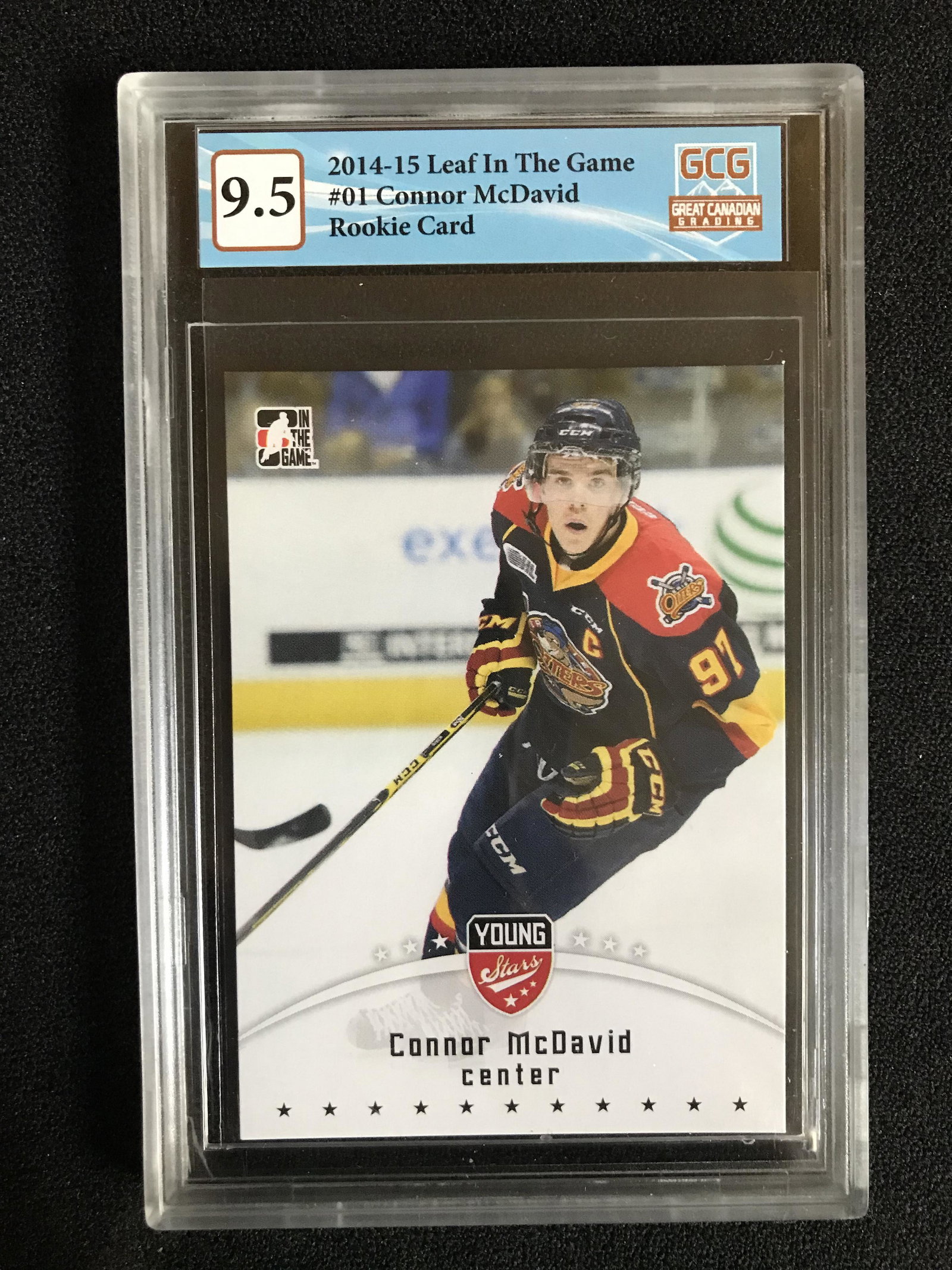 2015 IN THE GAME NO.1 CONNOR MCDAVID (GCG 9.5): 2015 IN THE GAME NO.1 CONNOR MCDAVID (GCG 9.5)