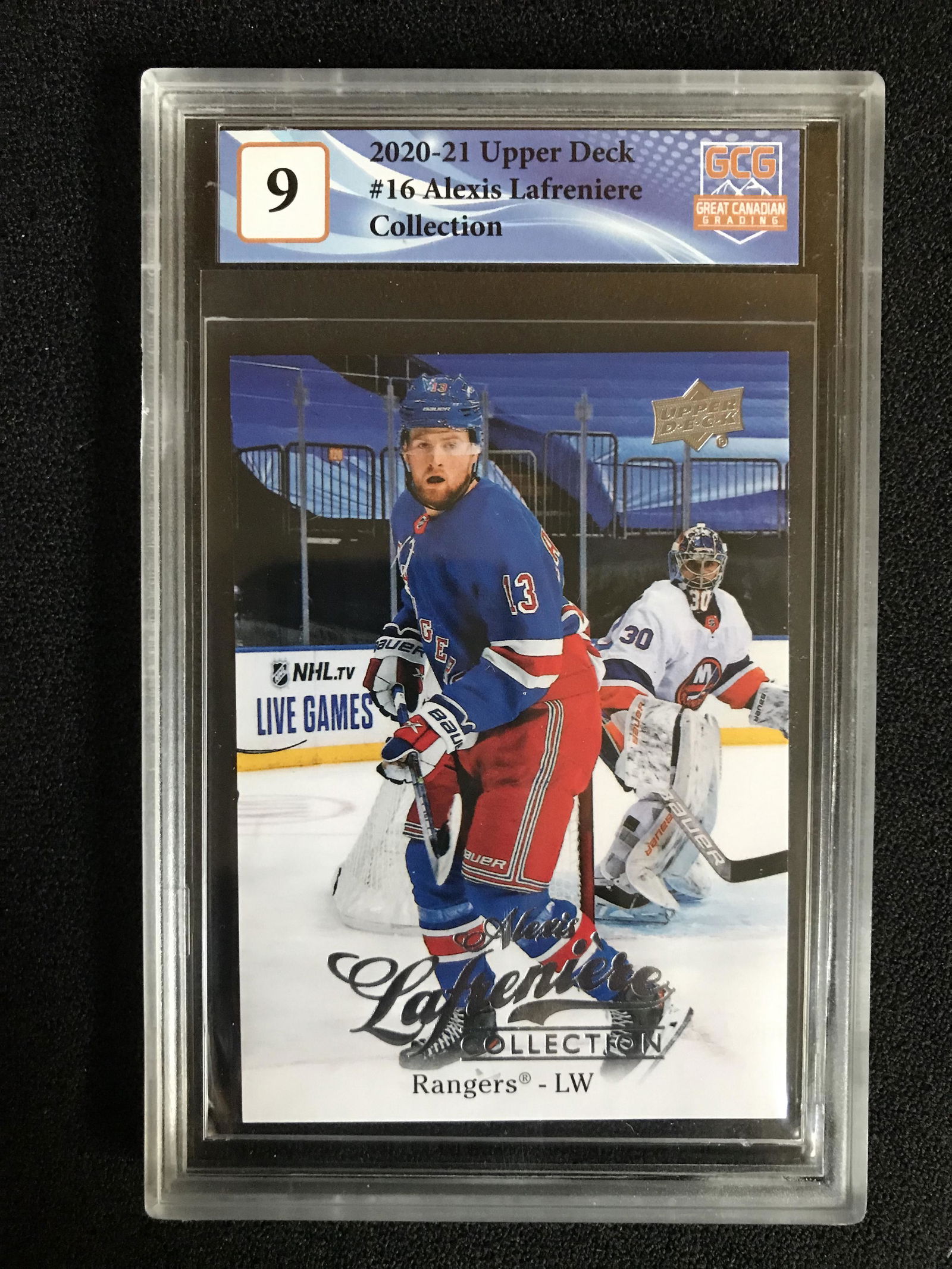 2020-21 UPPER DECK NO.16 ALEXIS LAFRENIERE (GCG 9) (1 of 1)