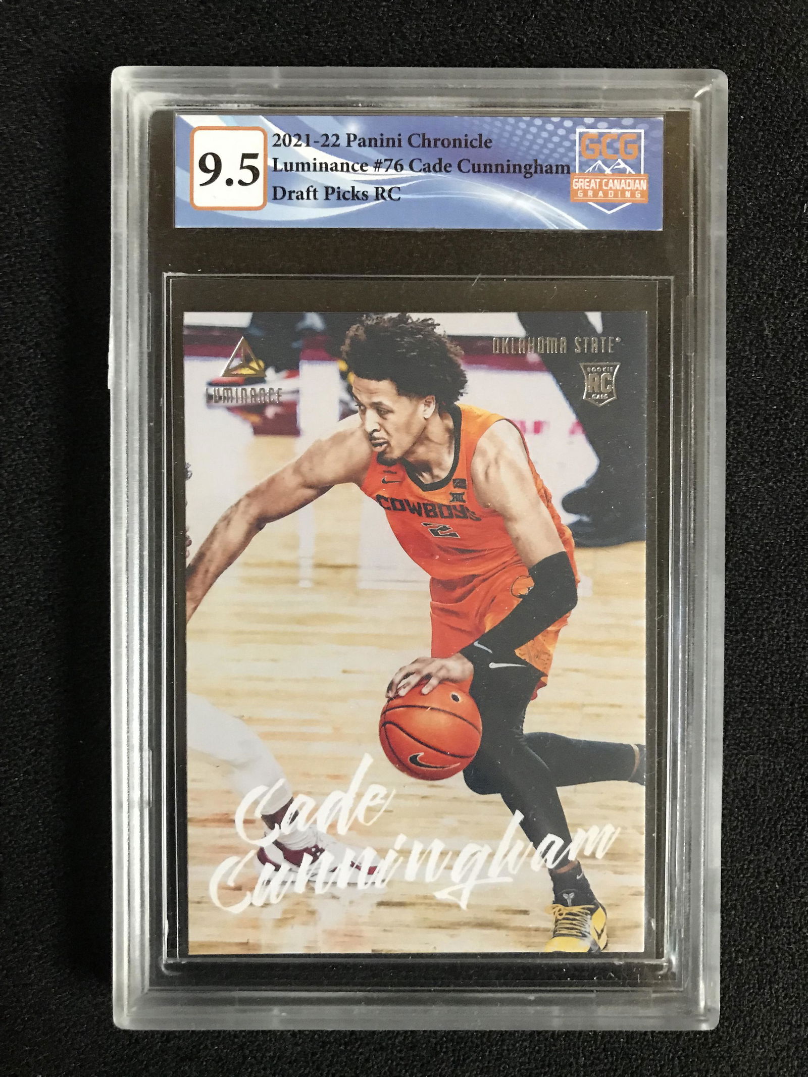 2021-22 PANINI CHRONICLES NO.76 CADE CUNNINGHAM DRAFT PICKS RC (GCG 9.5) (1 of 1)