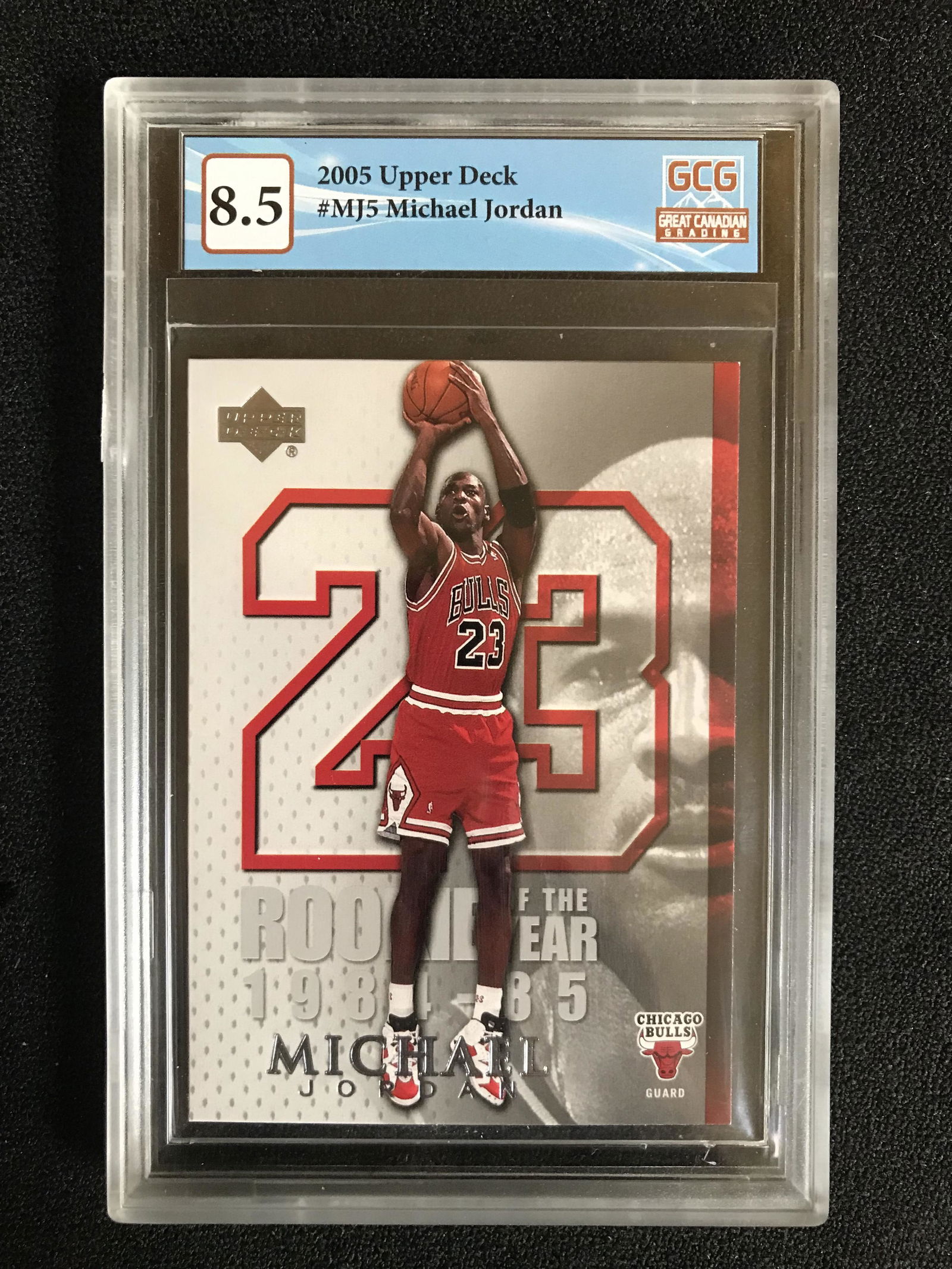 2005 UPPER DECK NO.MJ5 MICHAEL JORDAN (GCG 8.5) (1 of 2)