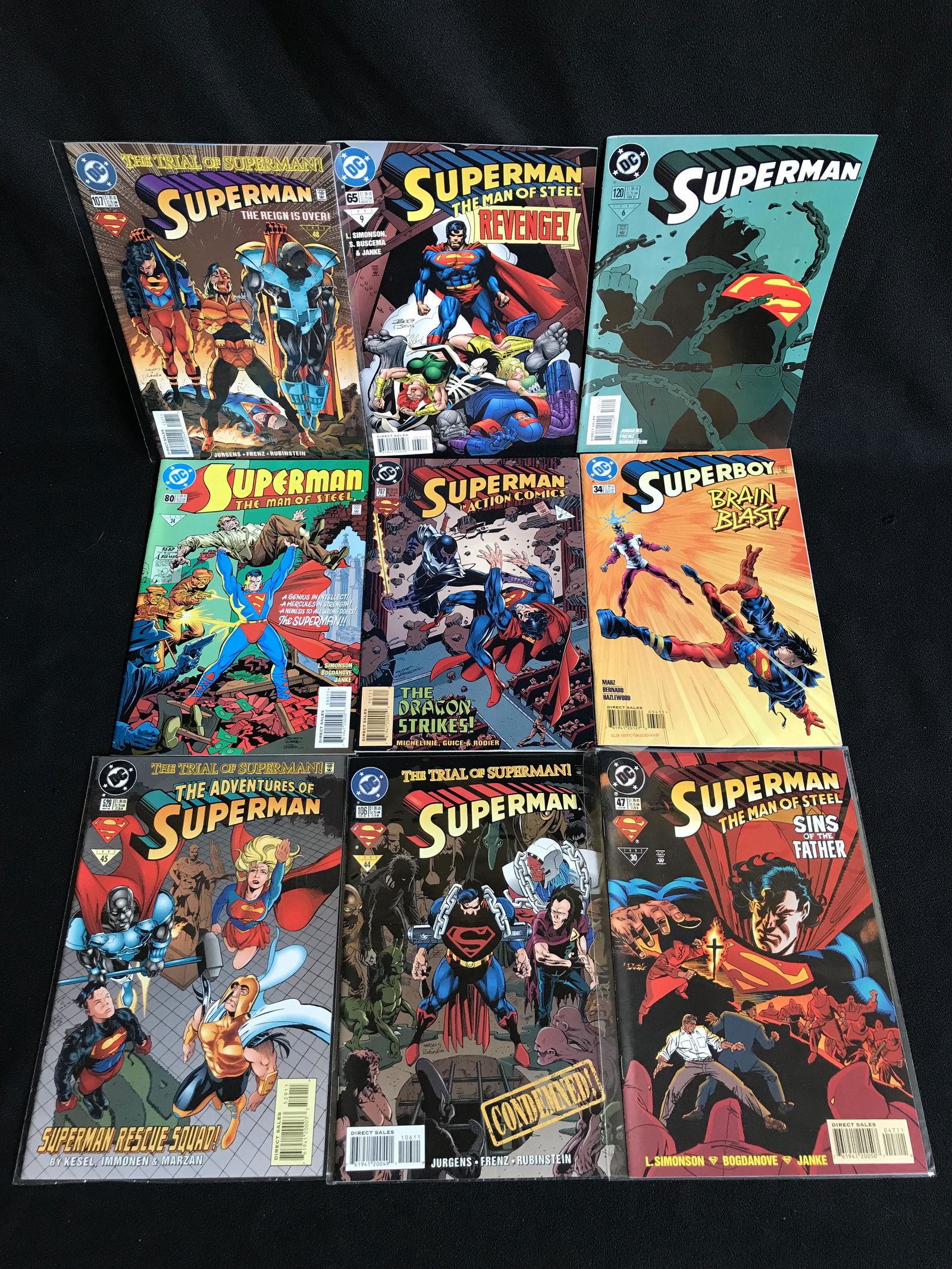 ASSORTED SUPERMAN COMIC BOOK LOT (1 of 1)