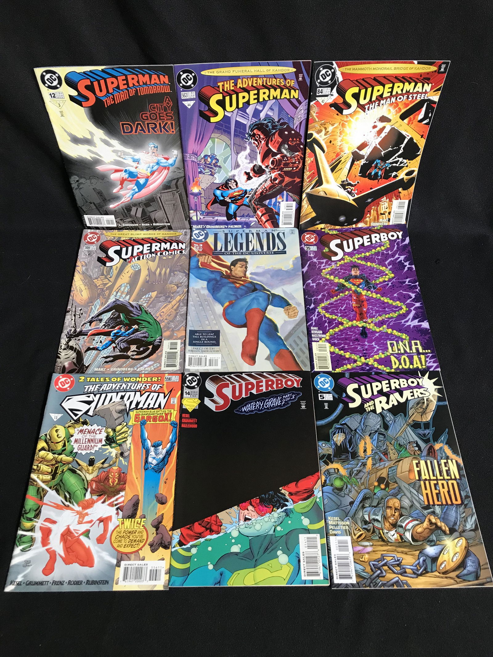 ASSORTED SUPERBOY/ SUPERMAN COMIC BOOK LOT (1 of 1)