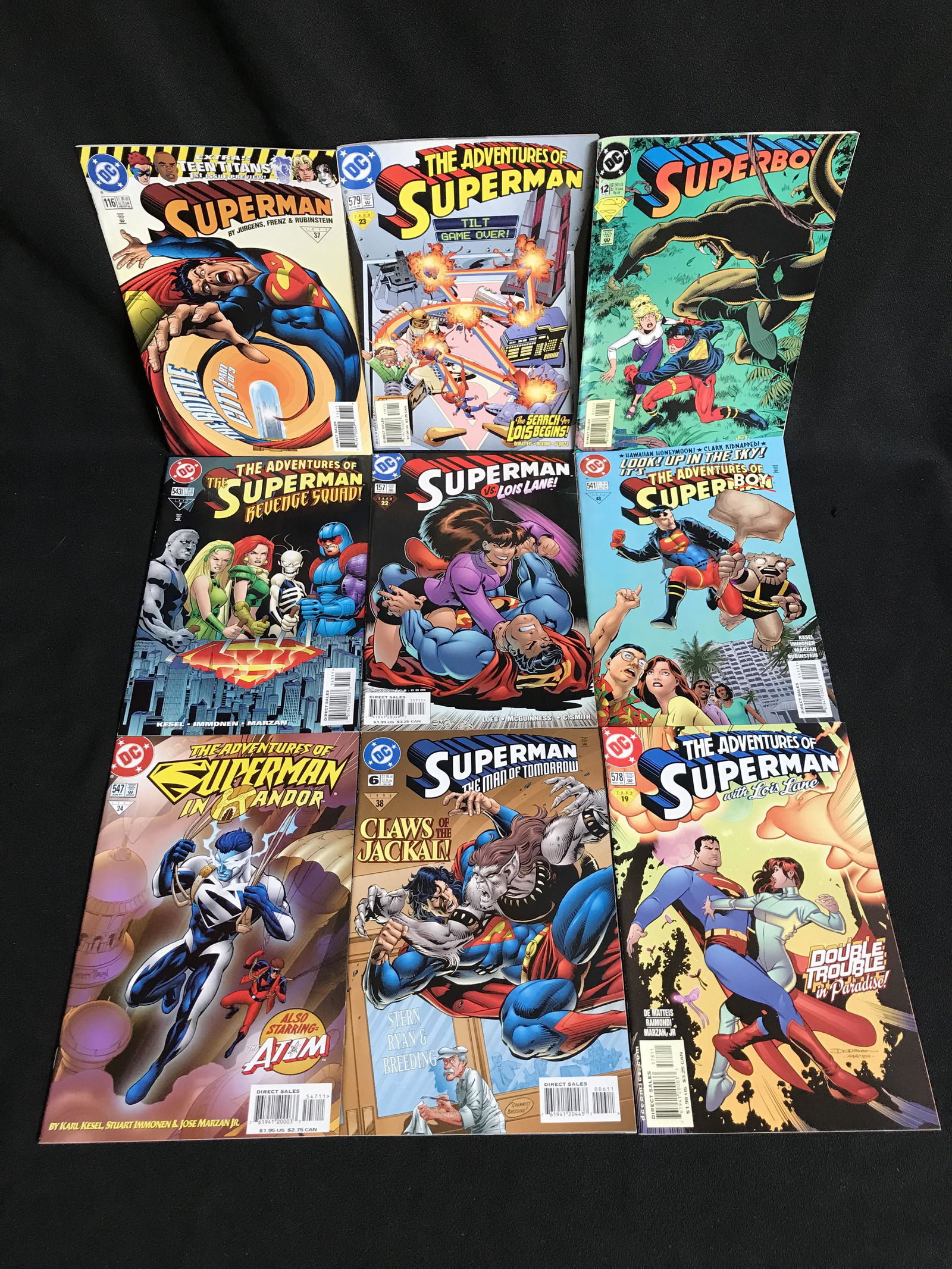 ASSORTED SUPERBOY/ SUPERMAN COMIC BOOK LOT (1 of 1)