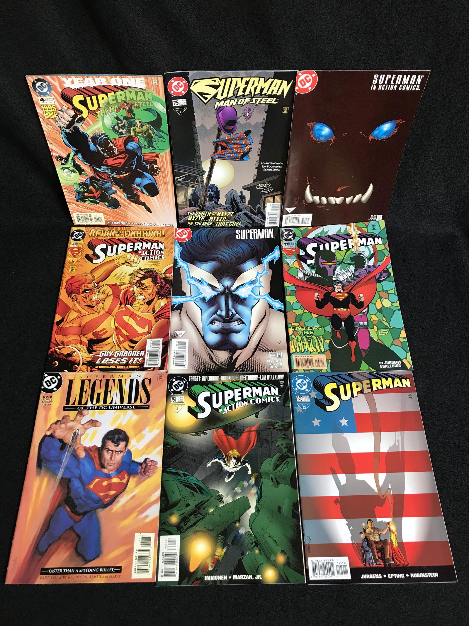 ASSORTED SUPERMAN COMIC BOOK LOT (1 of 1)
