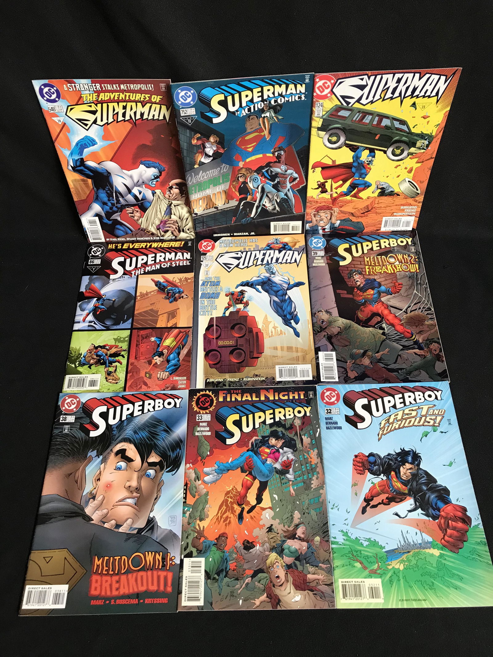 ASSORTED SUPERBOY/ SUPERMAN COMIC BOOK LOT (1 of 1)
