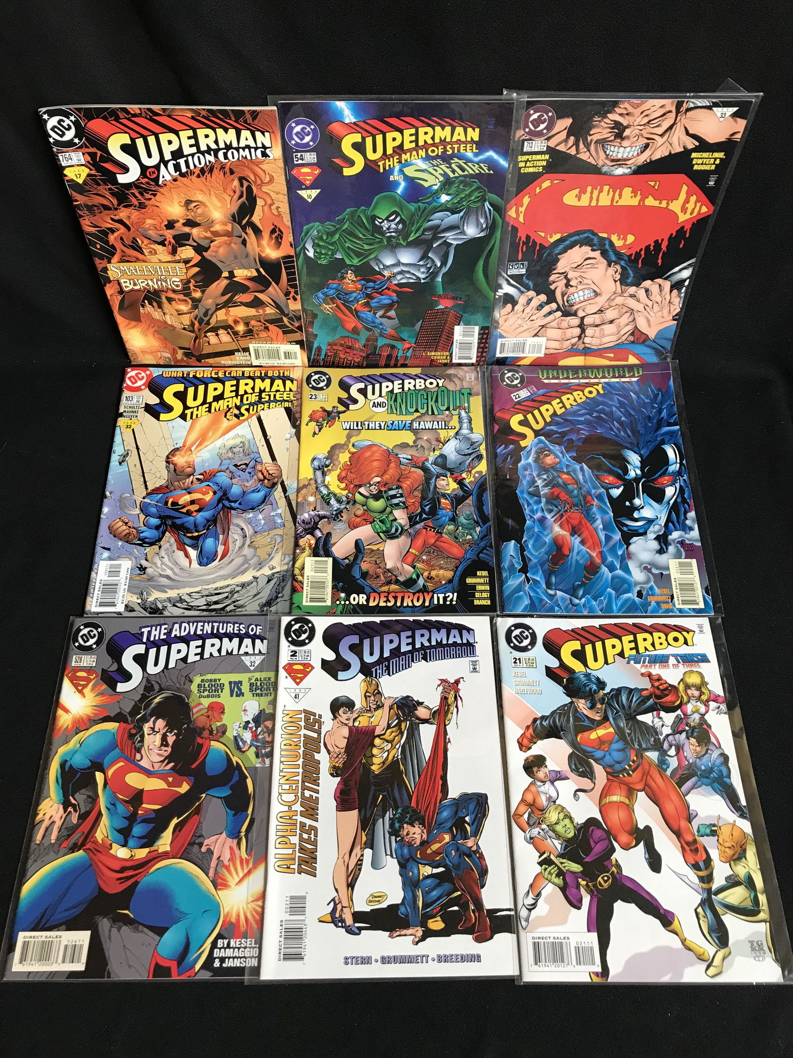 ASSORTED SUPERBOY/ SUPERMAN COMIC BOOK LOT (1 of 1)