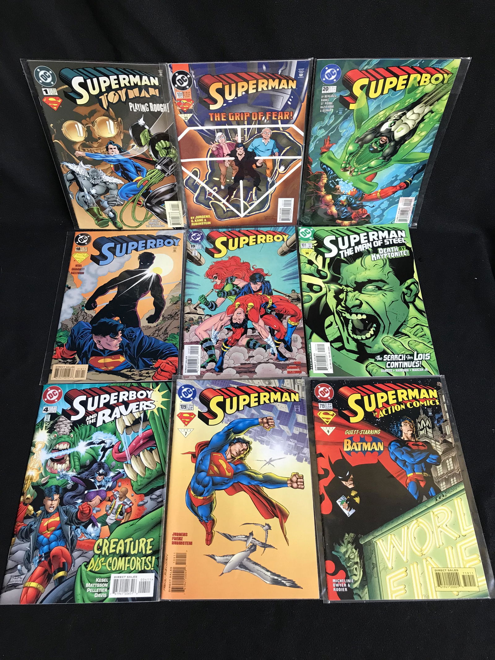 ASSORTED SUPERBOY/ SUPERMAN COMIC BOOK LOT (1 of 1)