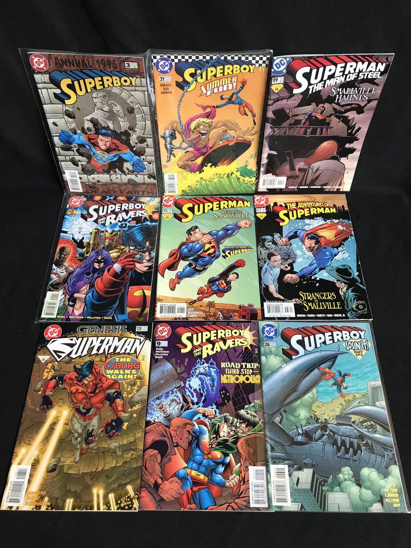 ASSORTED SUPERBOY/ SUPERMAN COMIC BOOK LOT (1 of 1)