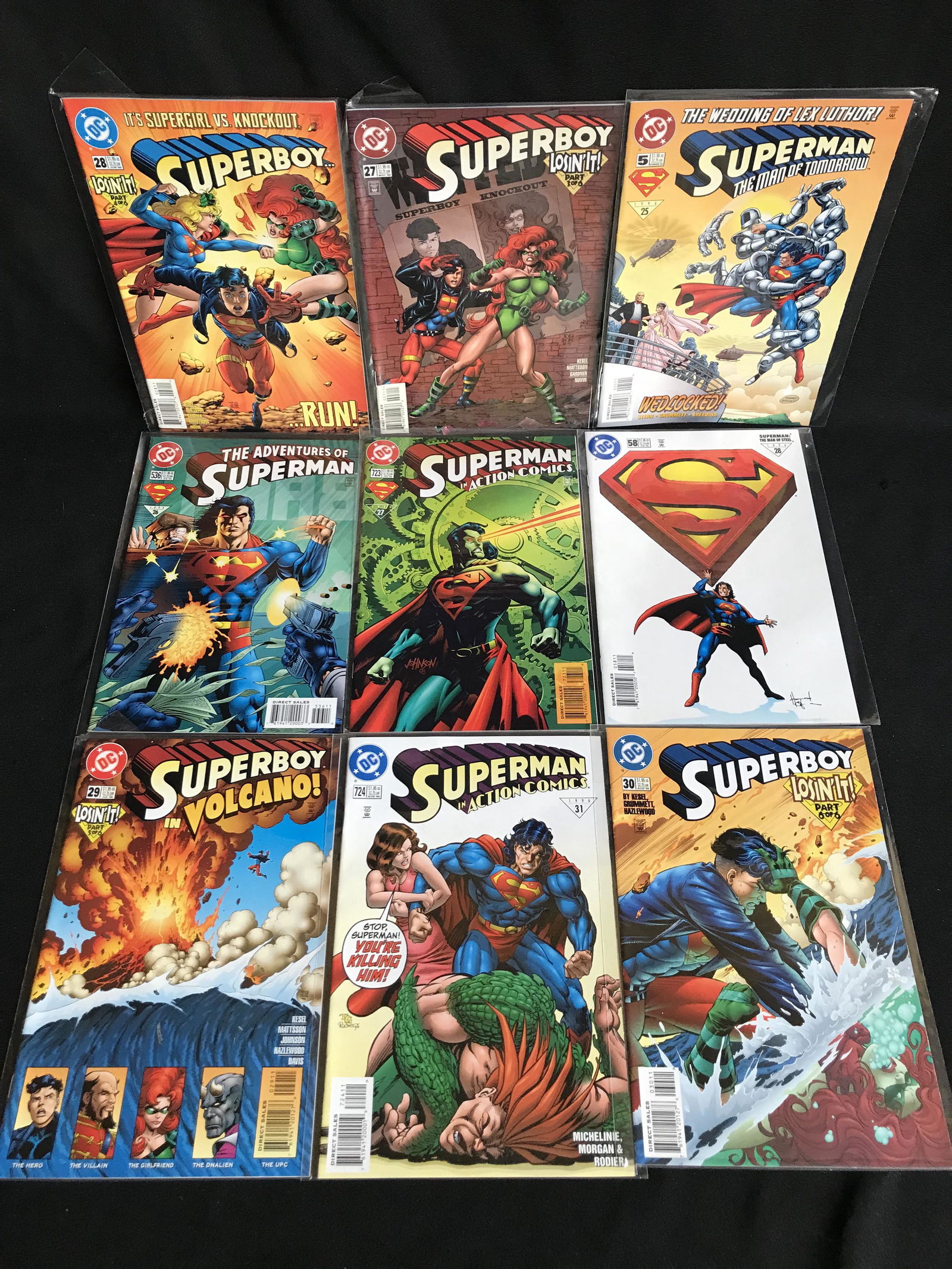 ASSORTED SUPERBOY/ SUPERMAN COMIC BOOK LOT (1 of 1)