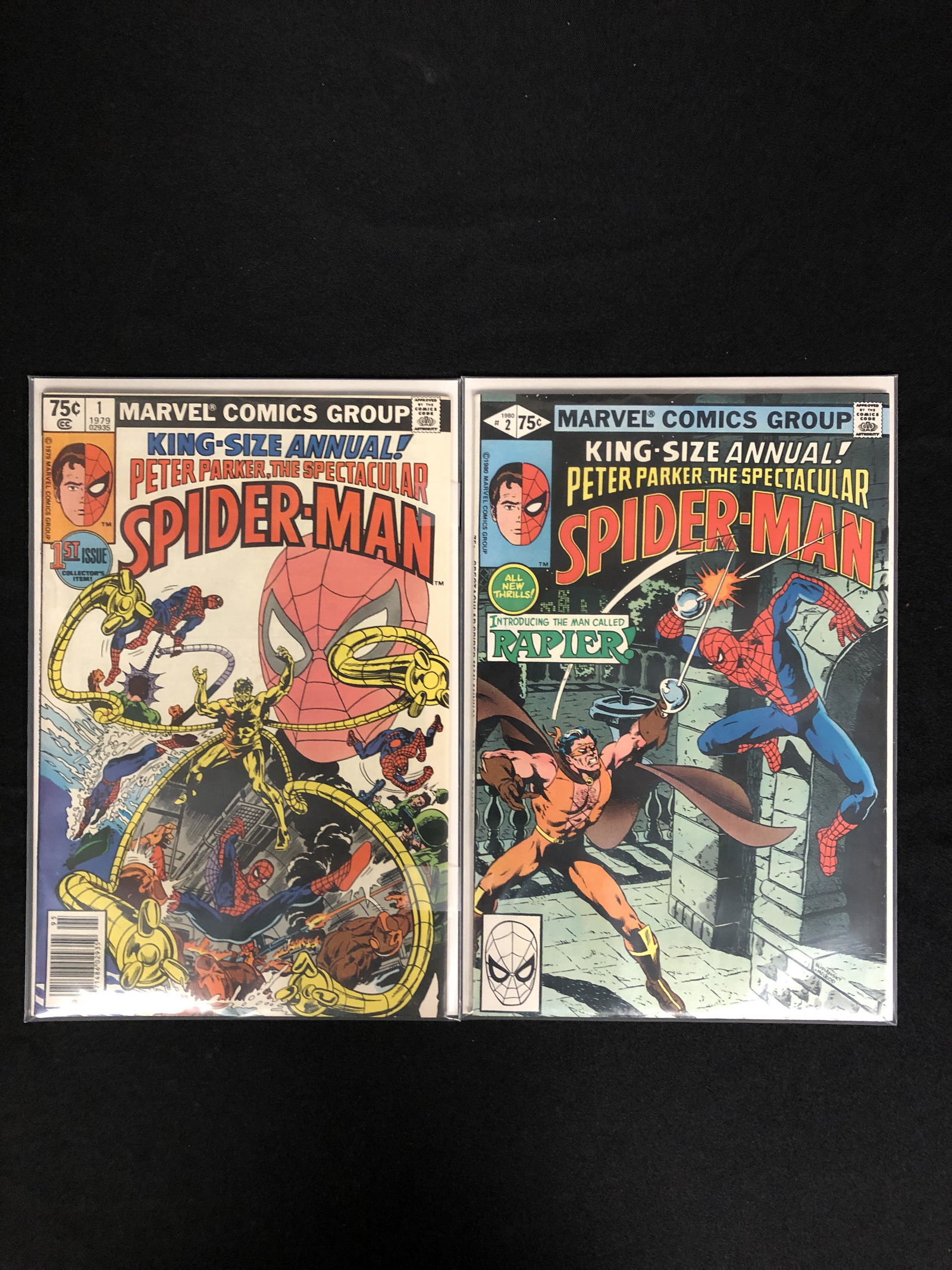 PETER PARKER THE SPECTACULAR SPIDER-MAN NO.1 AND NO.2 (MARVEL): PETER PARKER THE SPECTACULAR SPIDER-MAN NO.1 AND NO.2 (MARVEL)