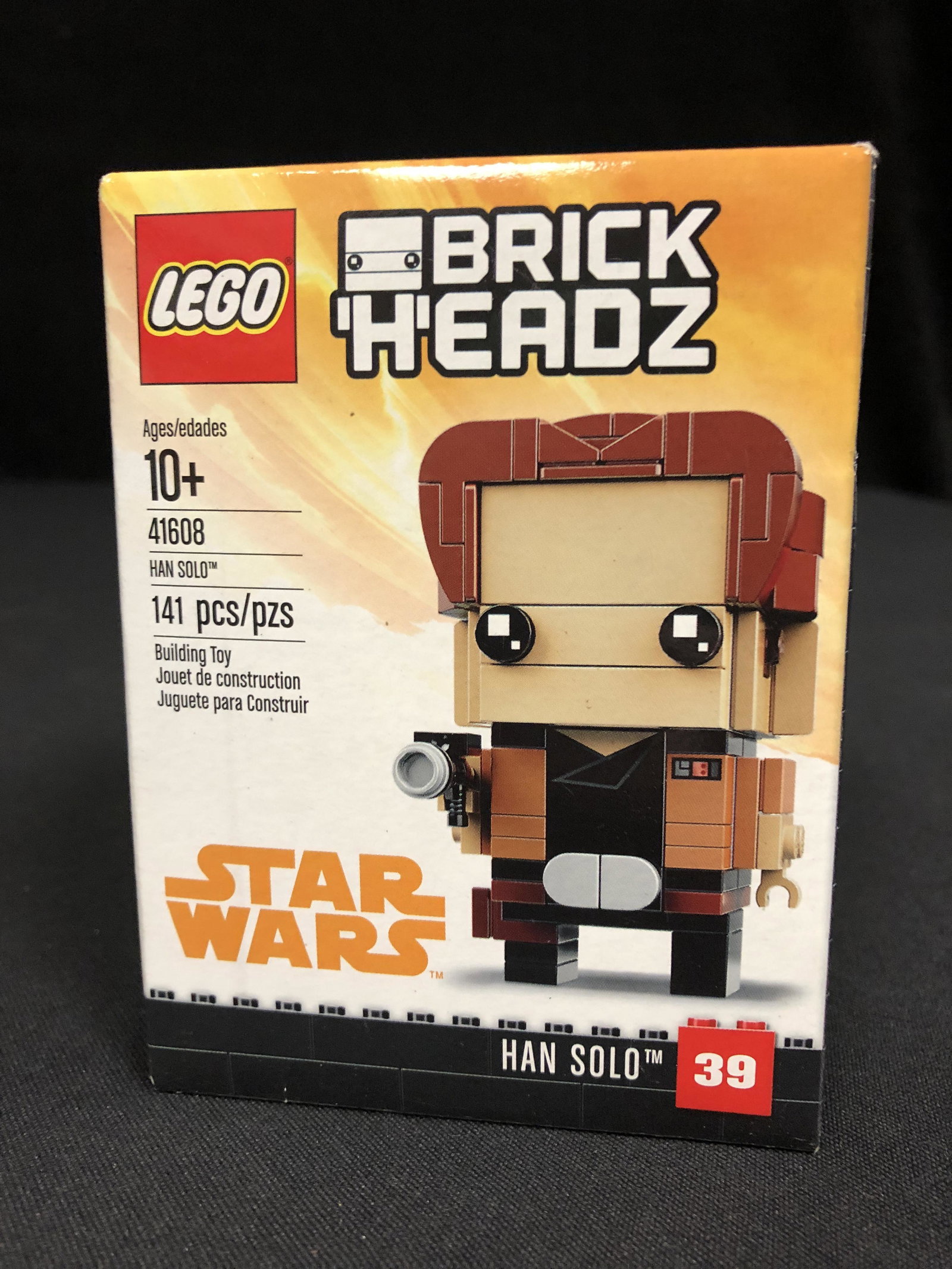 Sealed Han Solo LEGO BrickHeadz Star Wars 141 Pieces New Retired Set: Sealed Han Solo LEGO BrickHeadz Star Wars 141 Pieces New Retired Set