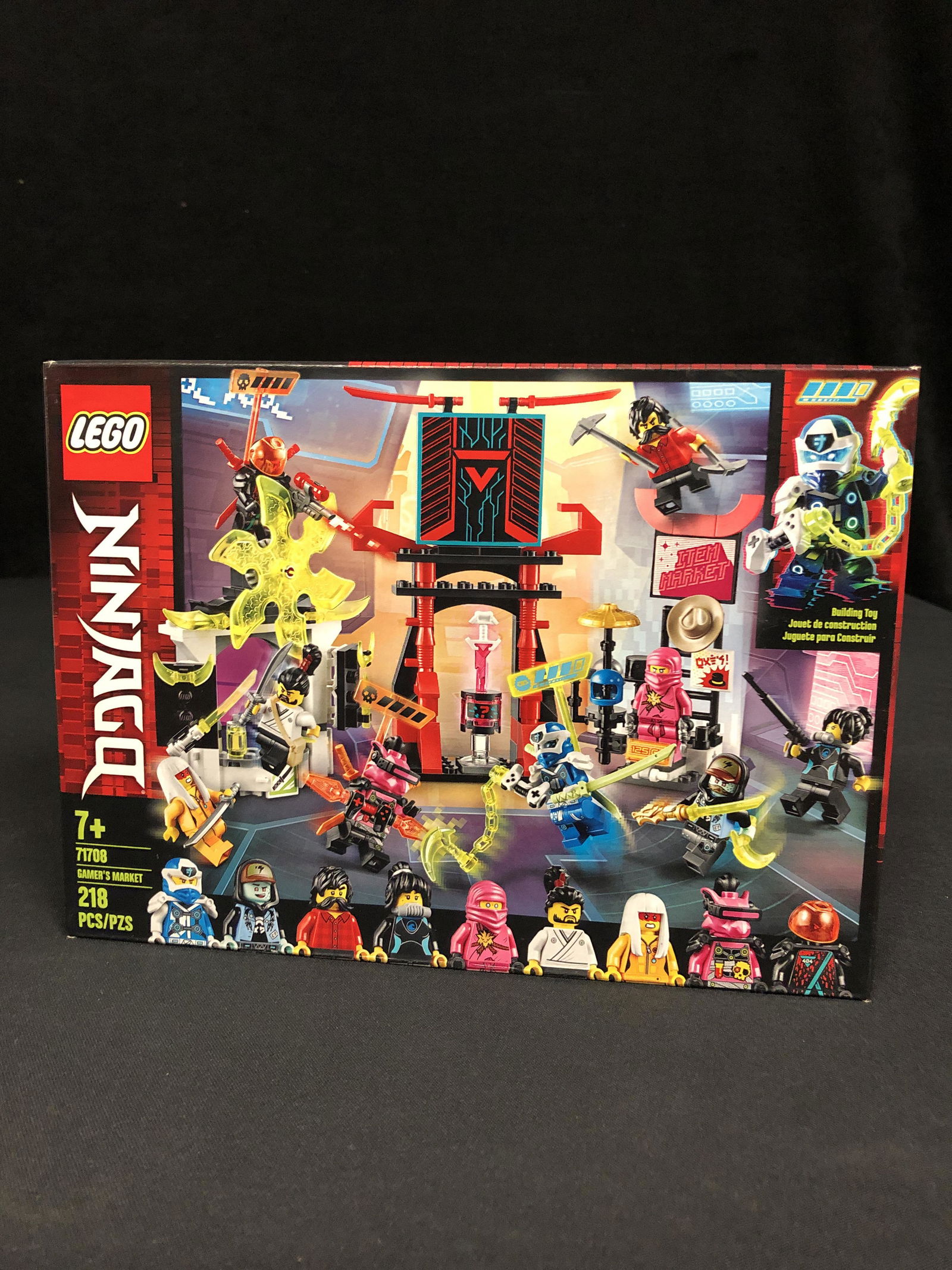 Sealed Lego Â® Ninjago Gamer's Market 71708 218 Piece Building Set Toy Avatar Pink Zane: Sealed Lego Â® Ninjago Gamer's Market 71708 218 Piece Building Set Toy Avatar Pink Zane