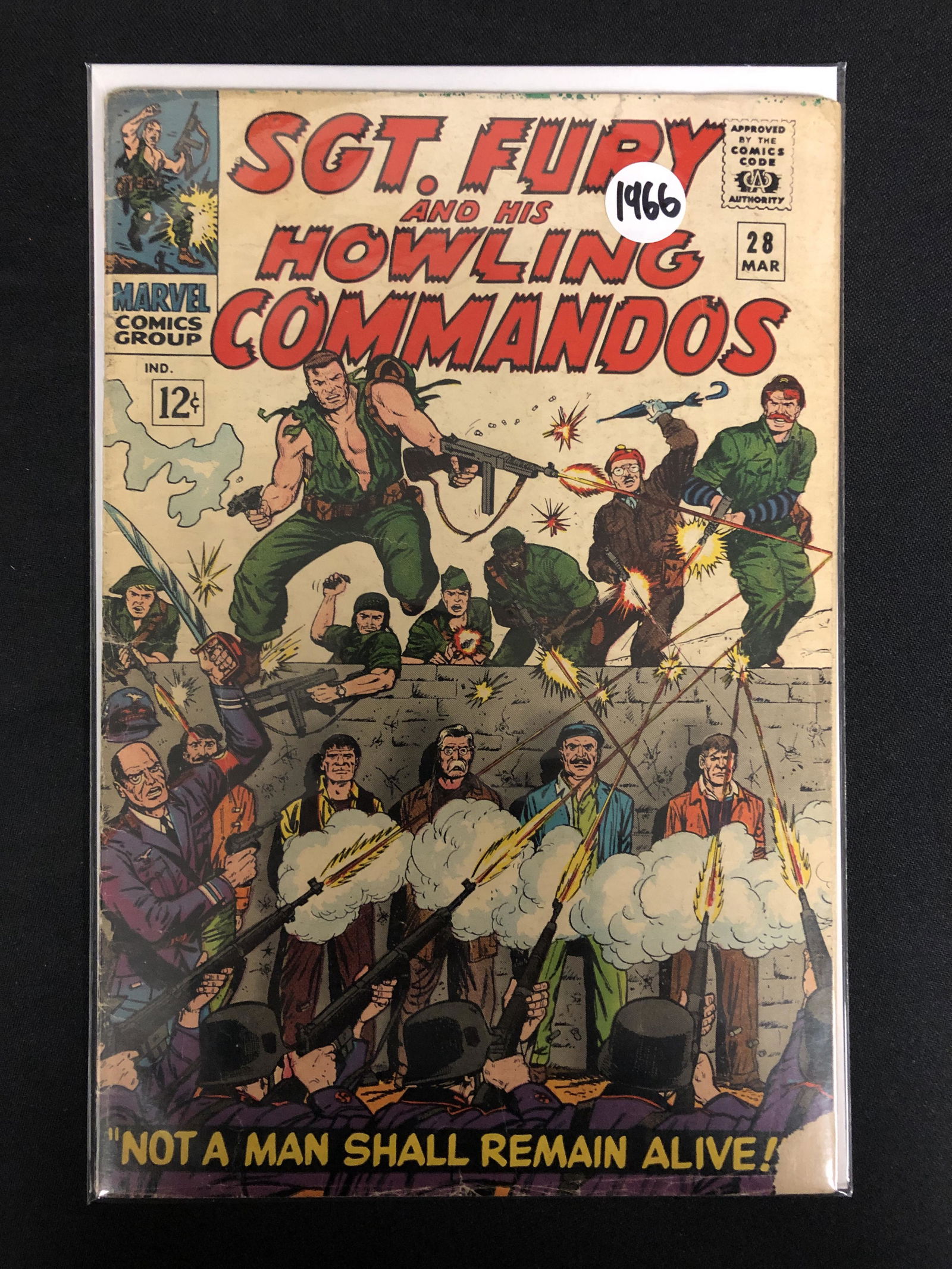 SGT. FURY AND HIS HOWLING COMMANDOS NO.28 (MARVEL COMICS, 1966) (1 of 1)