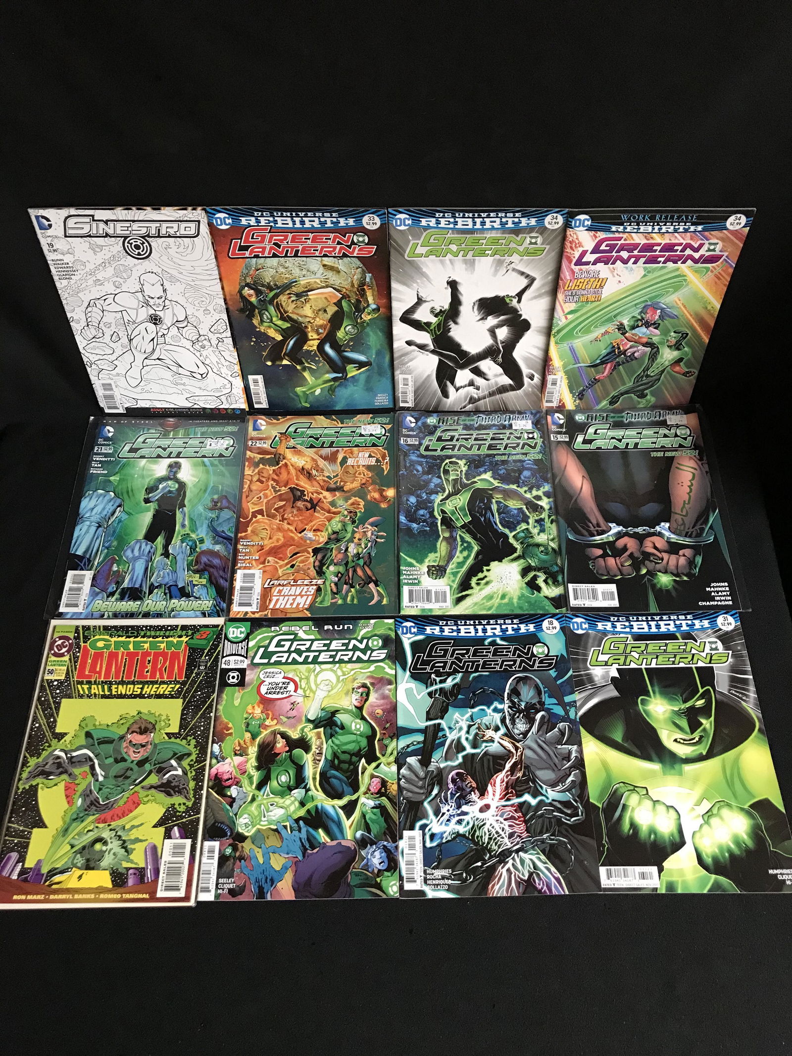 GREEN LANTERNS COMIC BOOK LOT (DC COMICS) (1 of 1)
