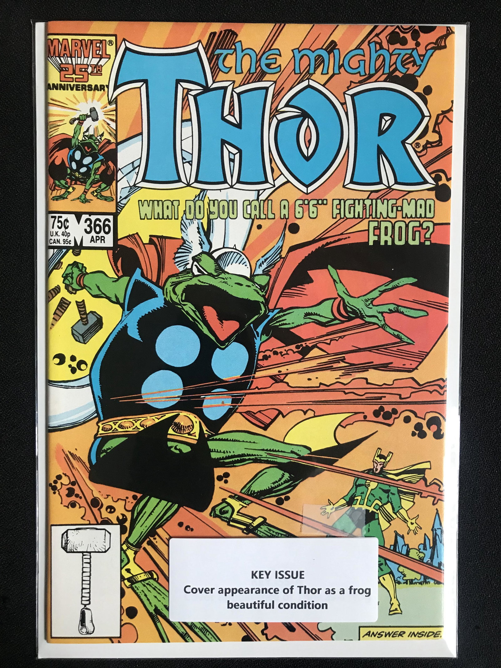 THE MIGHTY THOR NO.366 (MARVEL COMICS): THE MIGHTY THOR NO.366 (MARVEL COMICS)